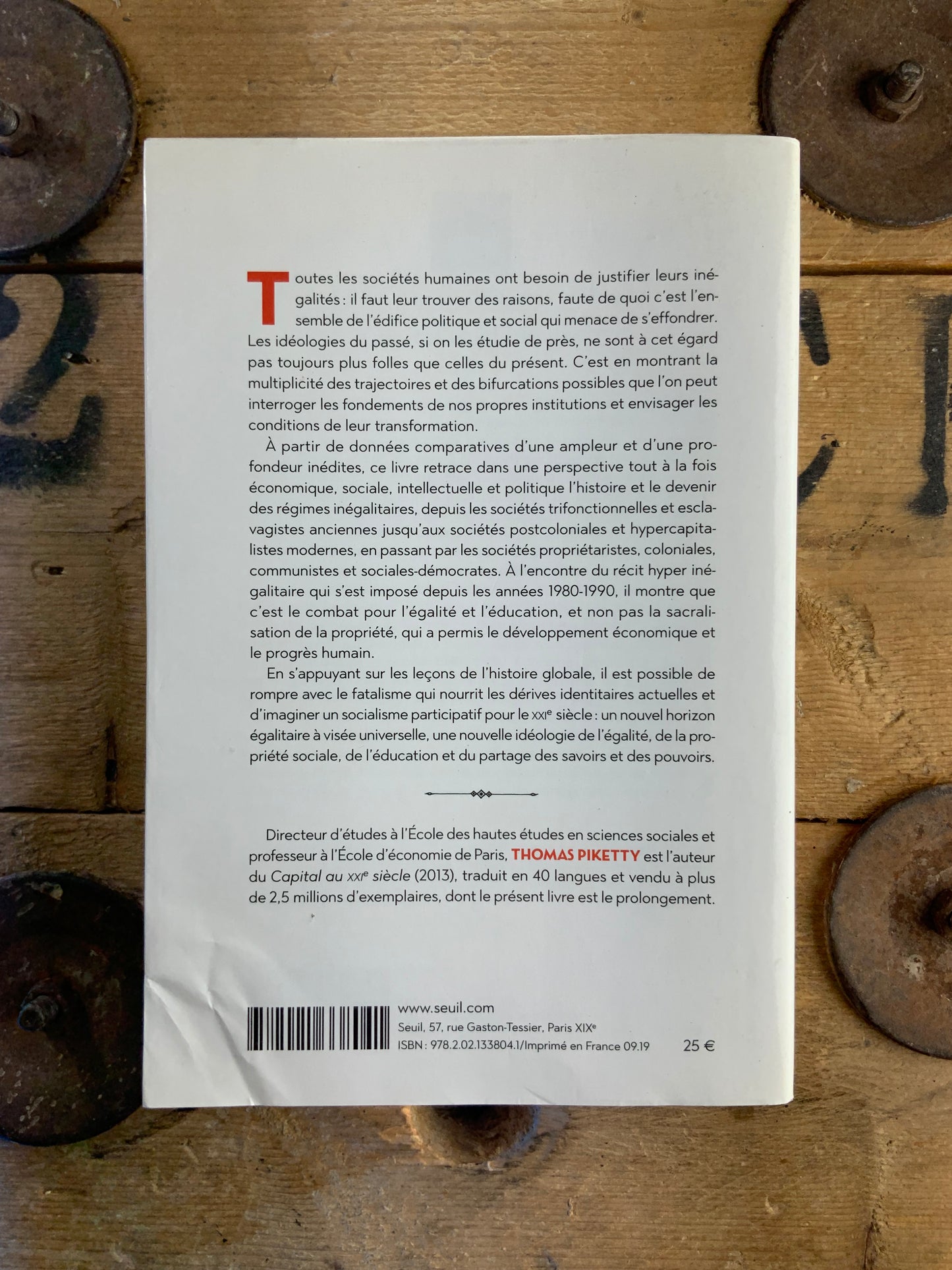 Capital et idéologie - Thomas Piketty