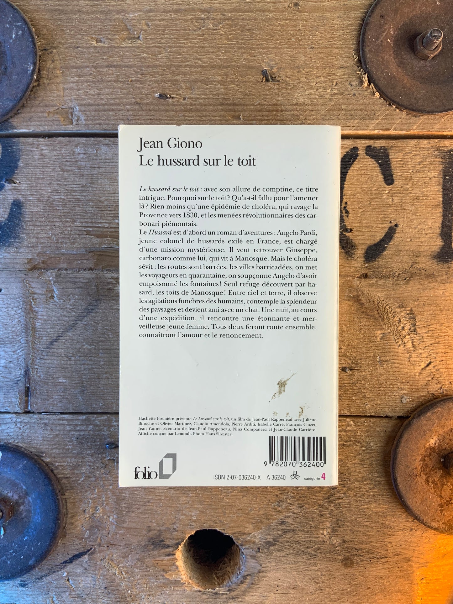 Le hussard sur le toit - Jean Giono