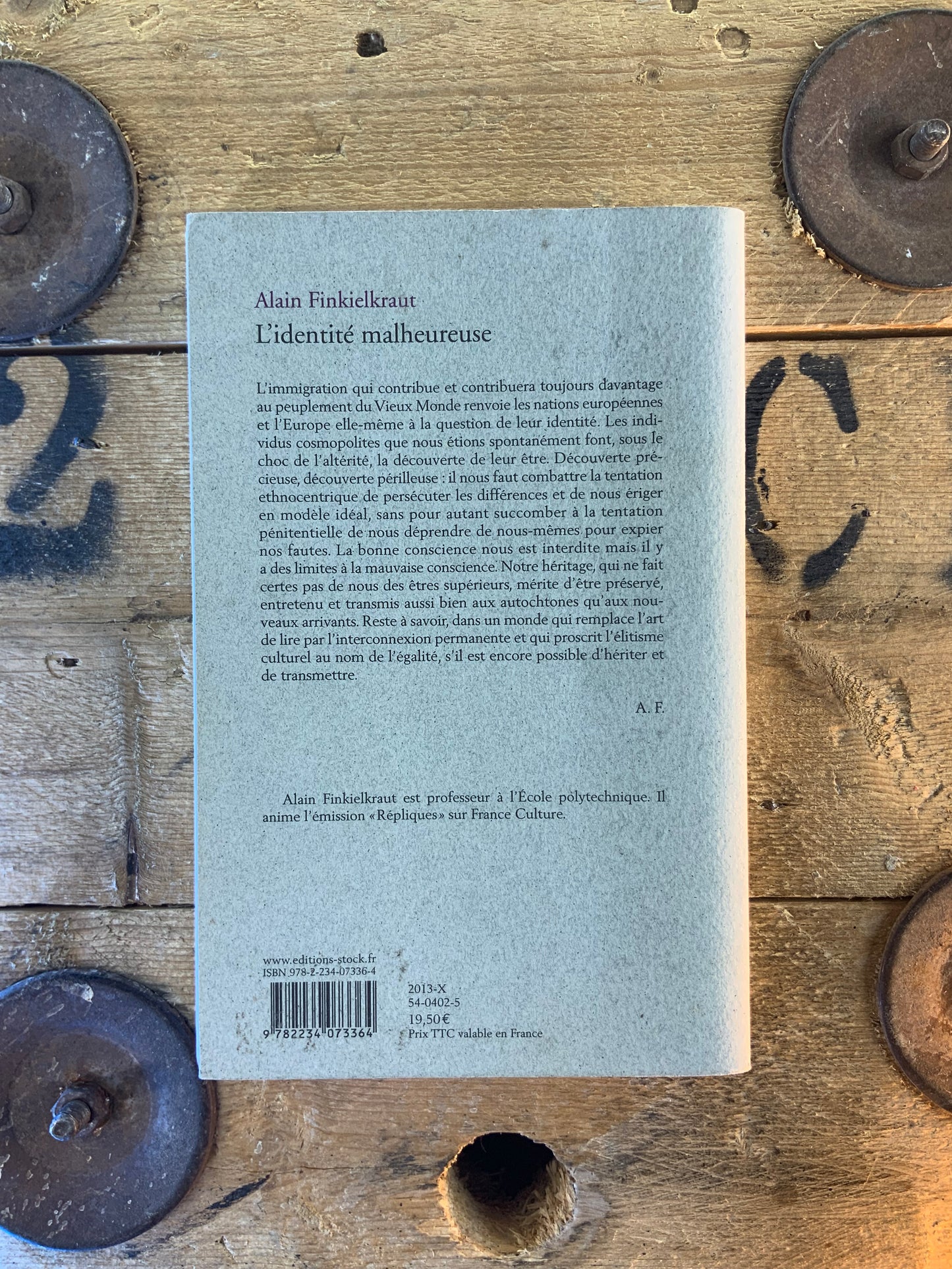 L’identité malheureuse - Alain Finkielkraut
