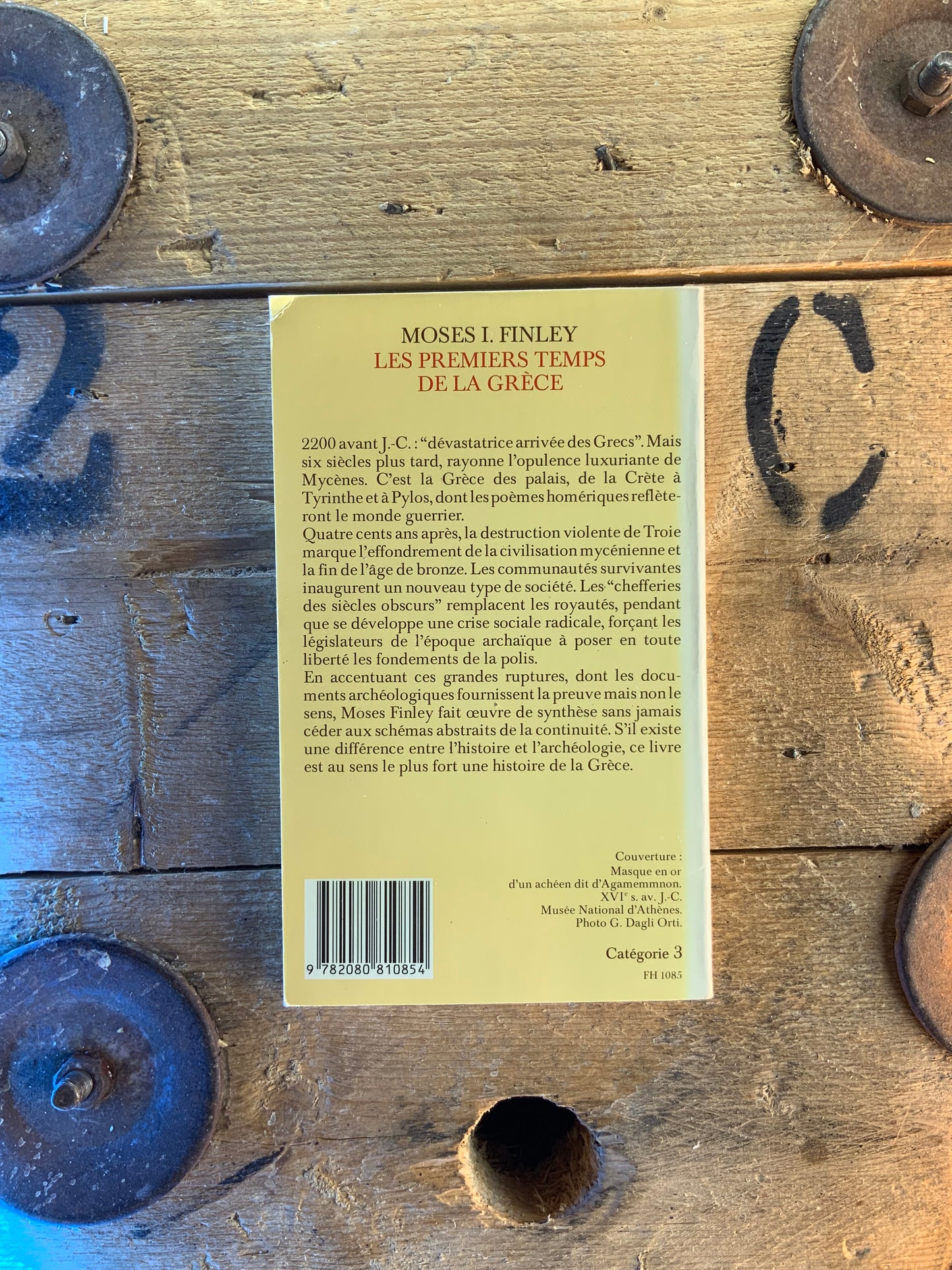 Les premiers temps de la Grèce - Moses I. Finley