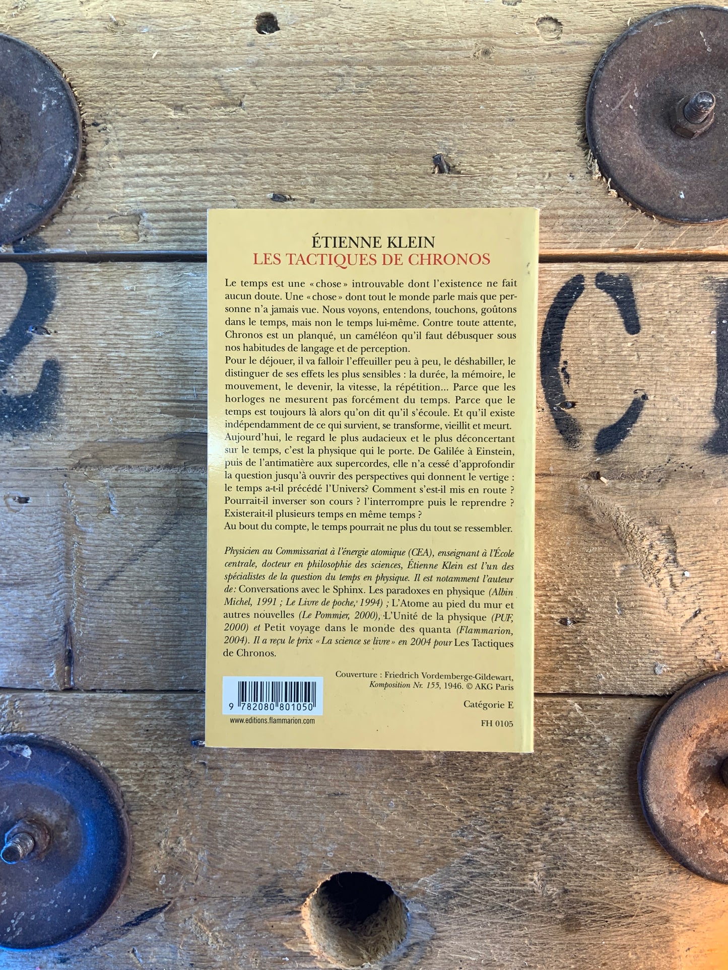 Les tactiques du chronos - Étienne Klein