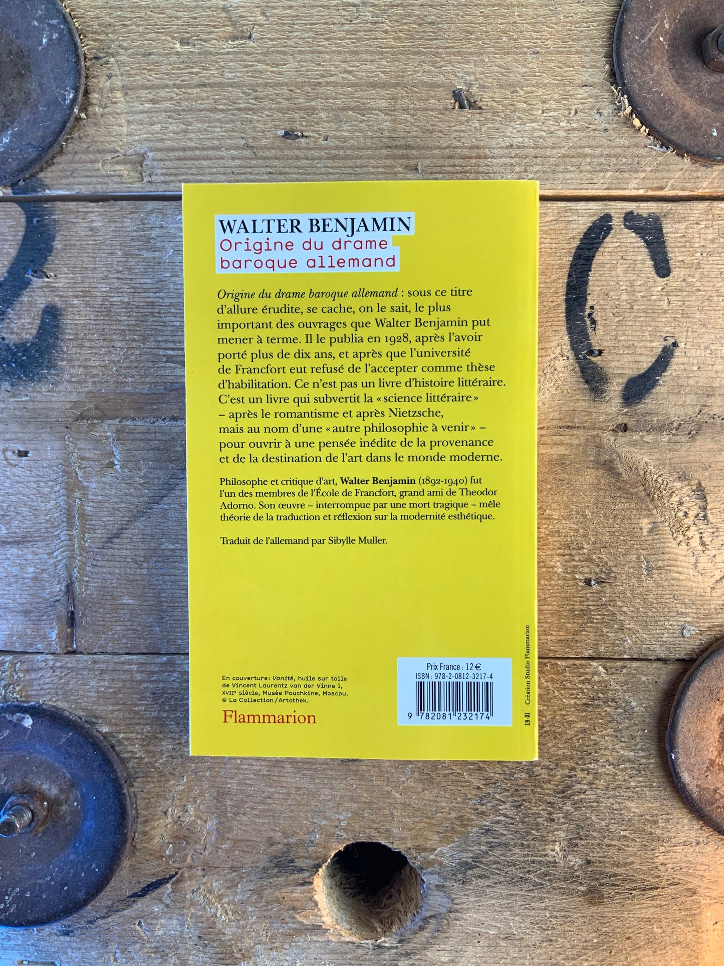 Origine du drame baroque allemand - Walter Benjamin