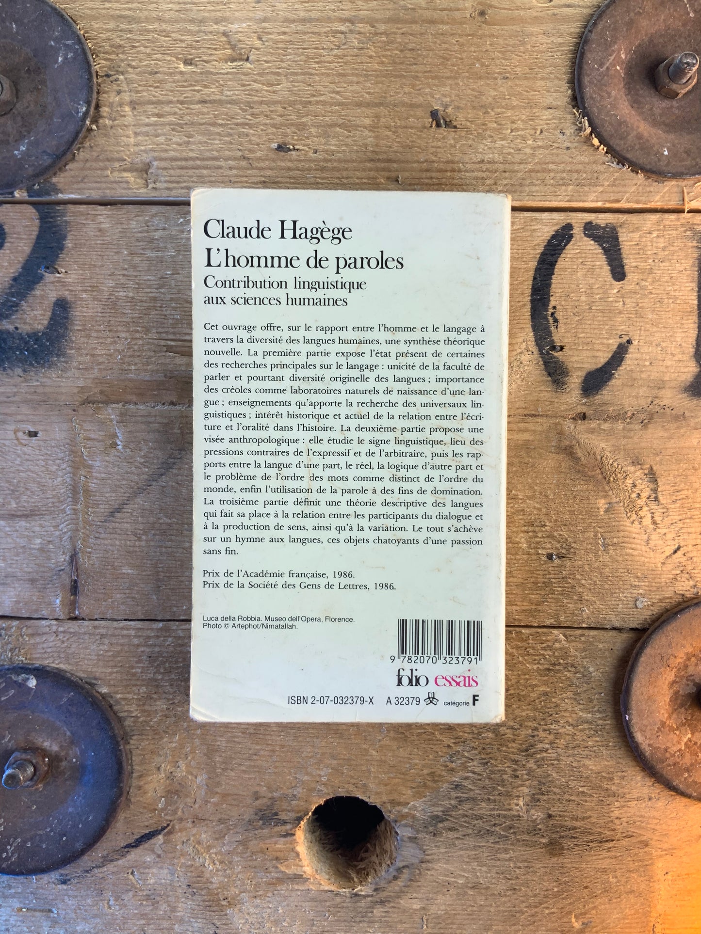 L’homme de paroles : contribution linguistique aux sciences humaines - Claude Hagège