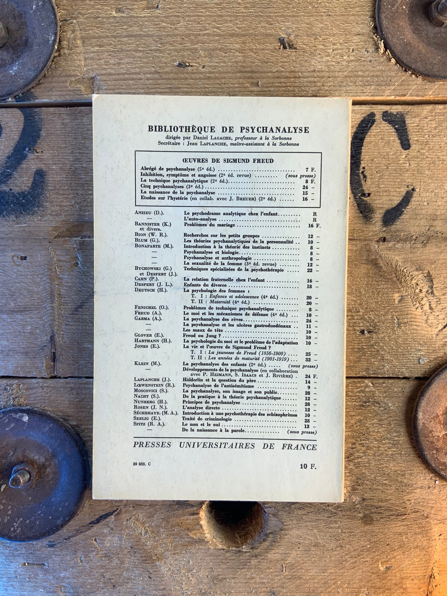 La psychologie du moi et le problème de l’adaptation - Heinz Hartmann