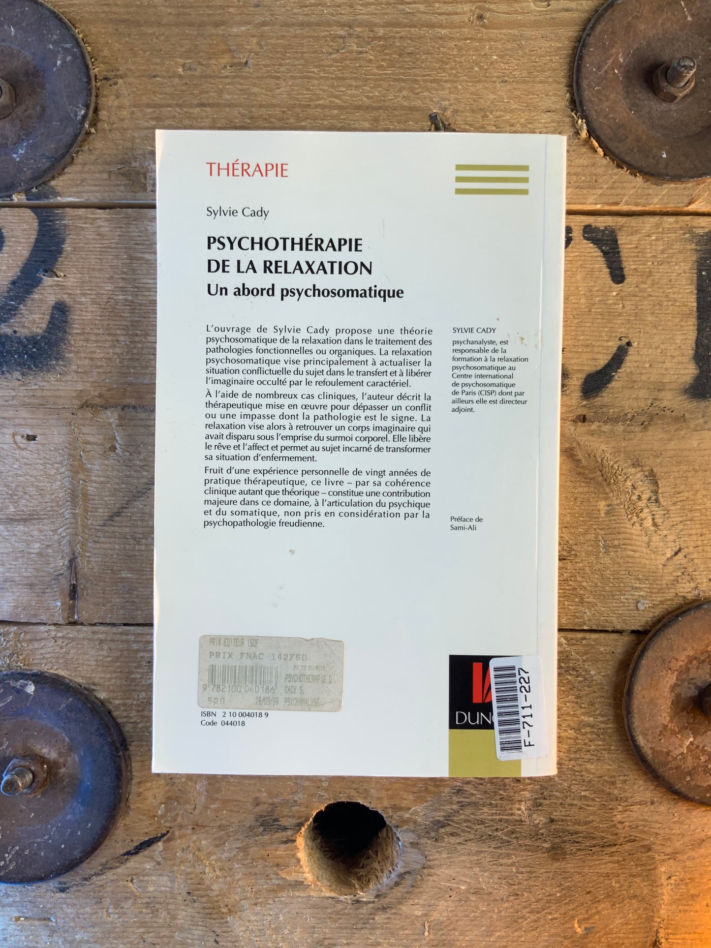 Psychothérapie de la relaxation - S. Cady