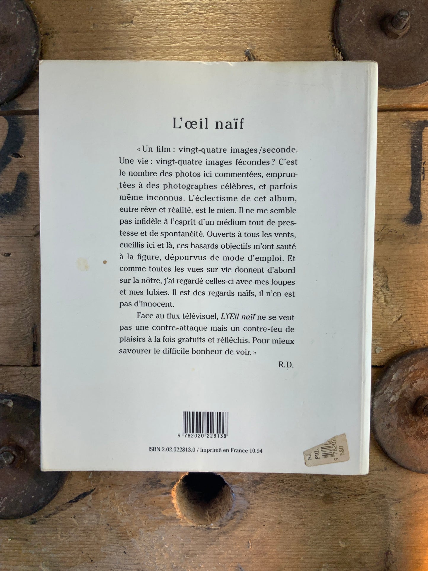 L’œil naïf - Régis Debray