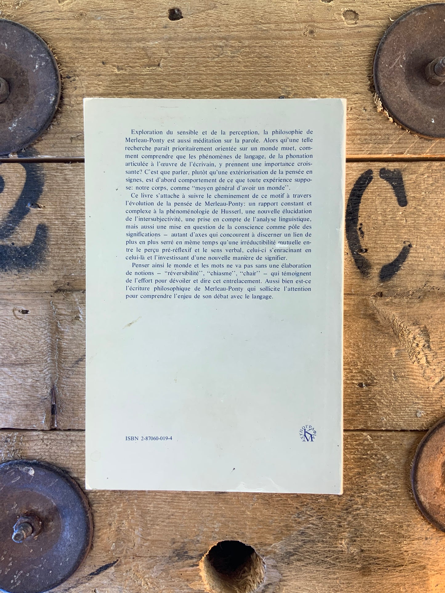 Du corps parlant : le langage chez Merleau-Ponty - Yves Thierry