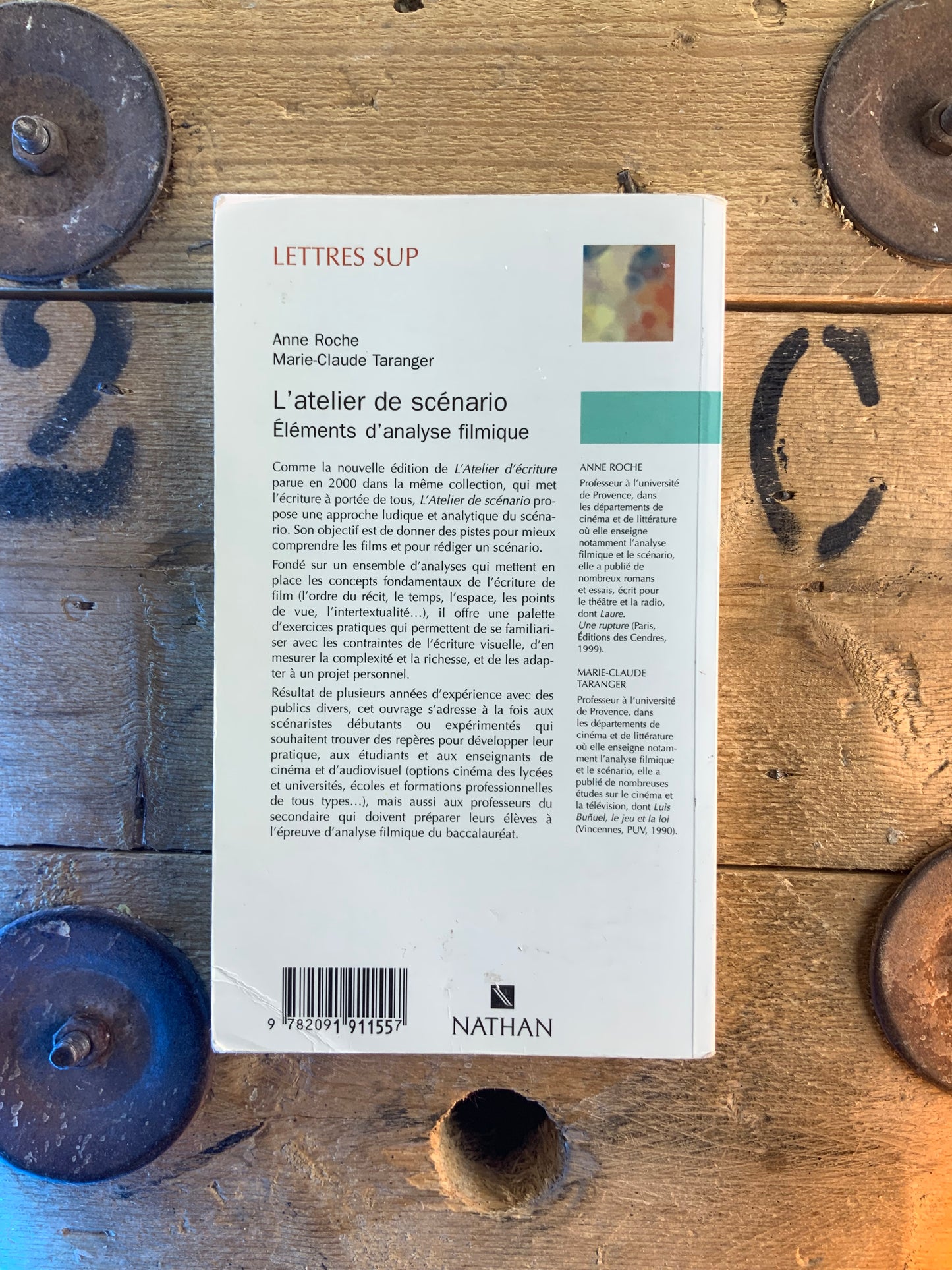 L’atelier de scénario : éléments d’analyse filmique - Anne Roche et Marie-Claude Taranger