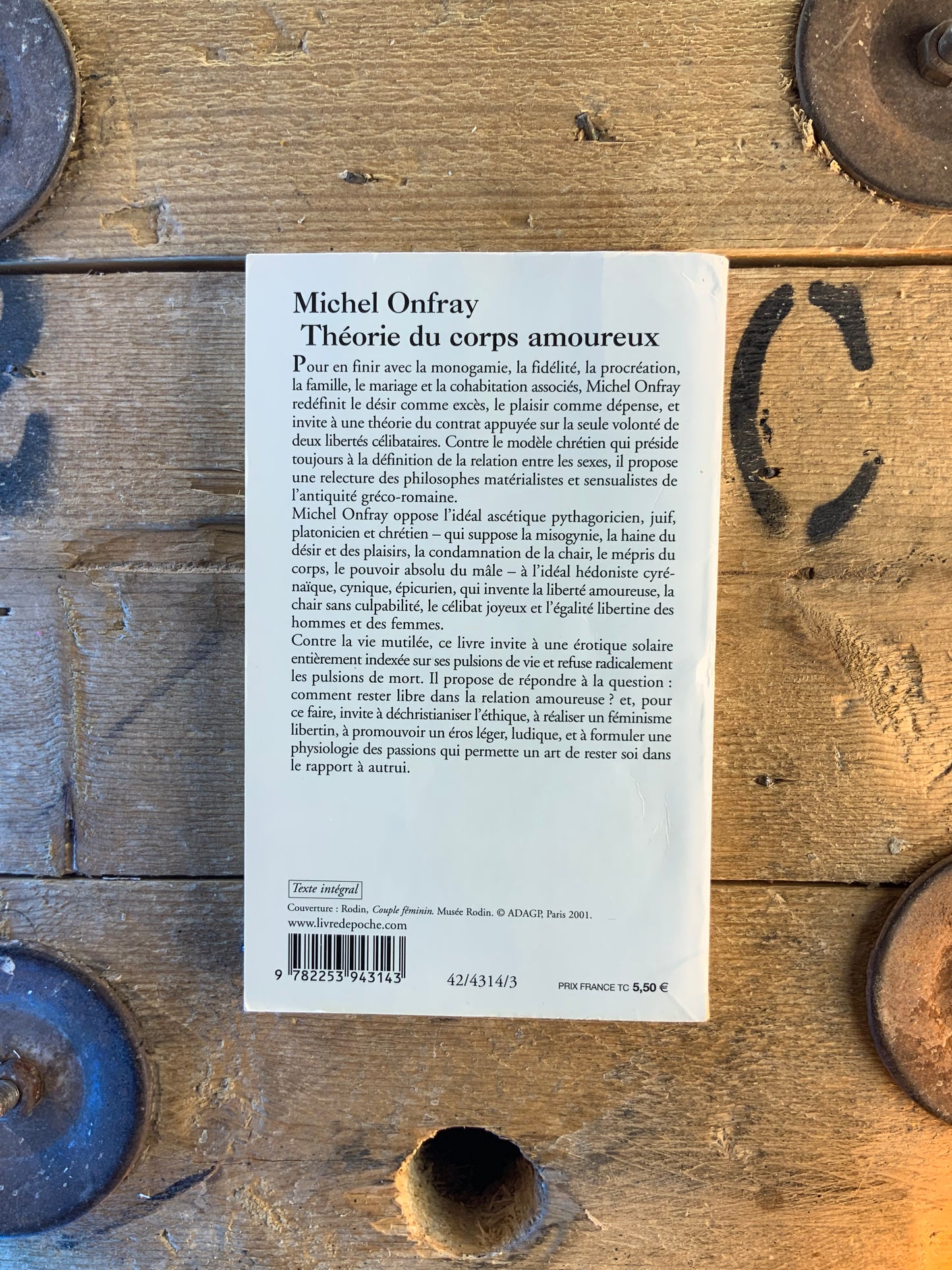 Théorie du corps amoureux : pour une érotique solaire - Michel Onfray