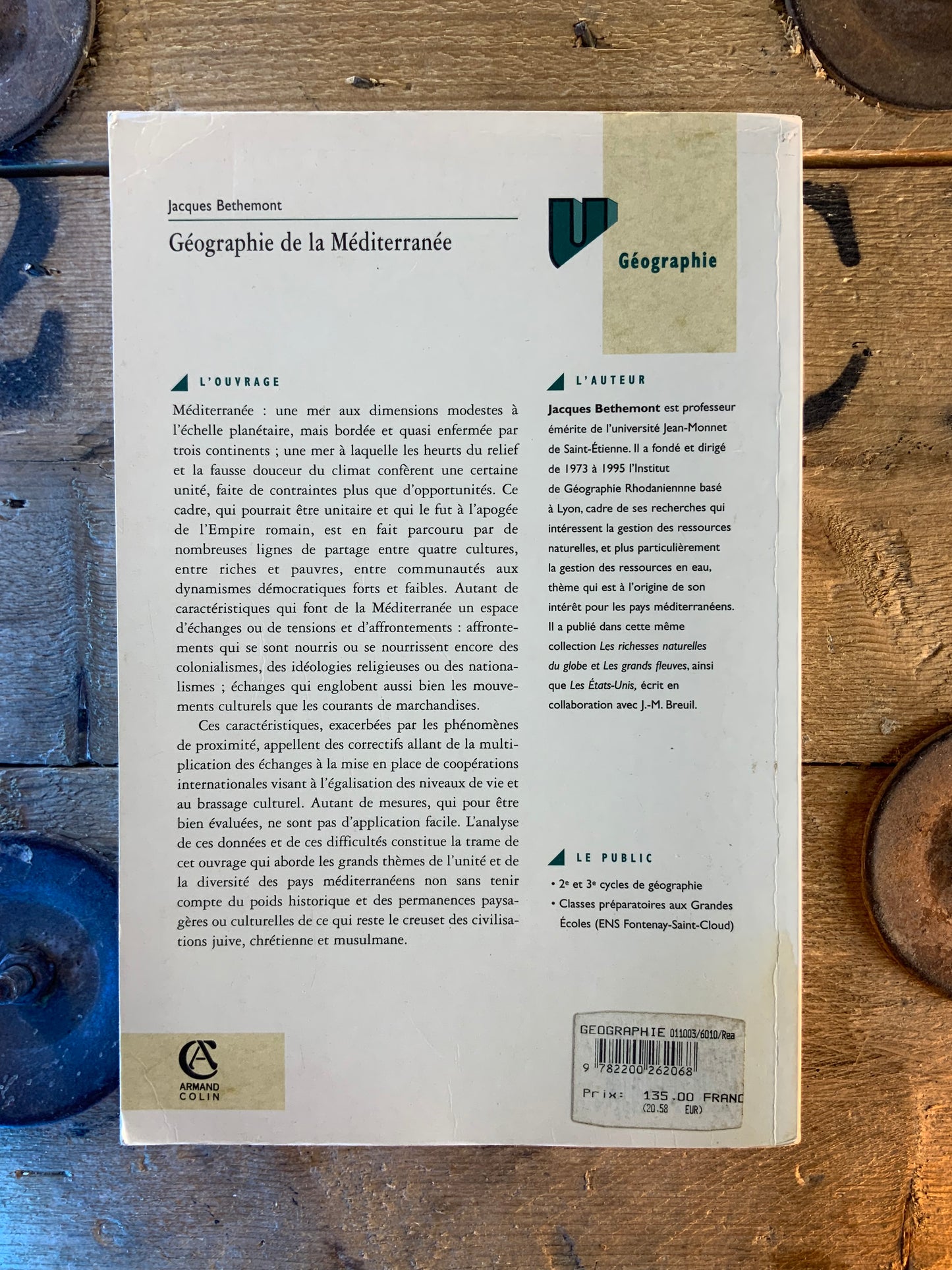 Géographie de la méditerrannée - Jacques Bethemont