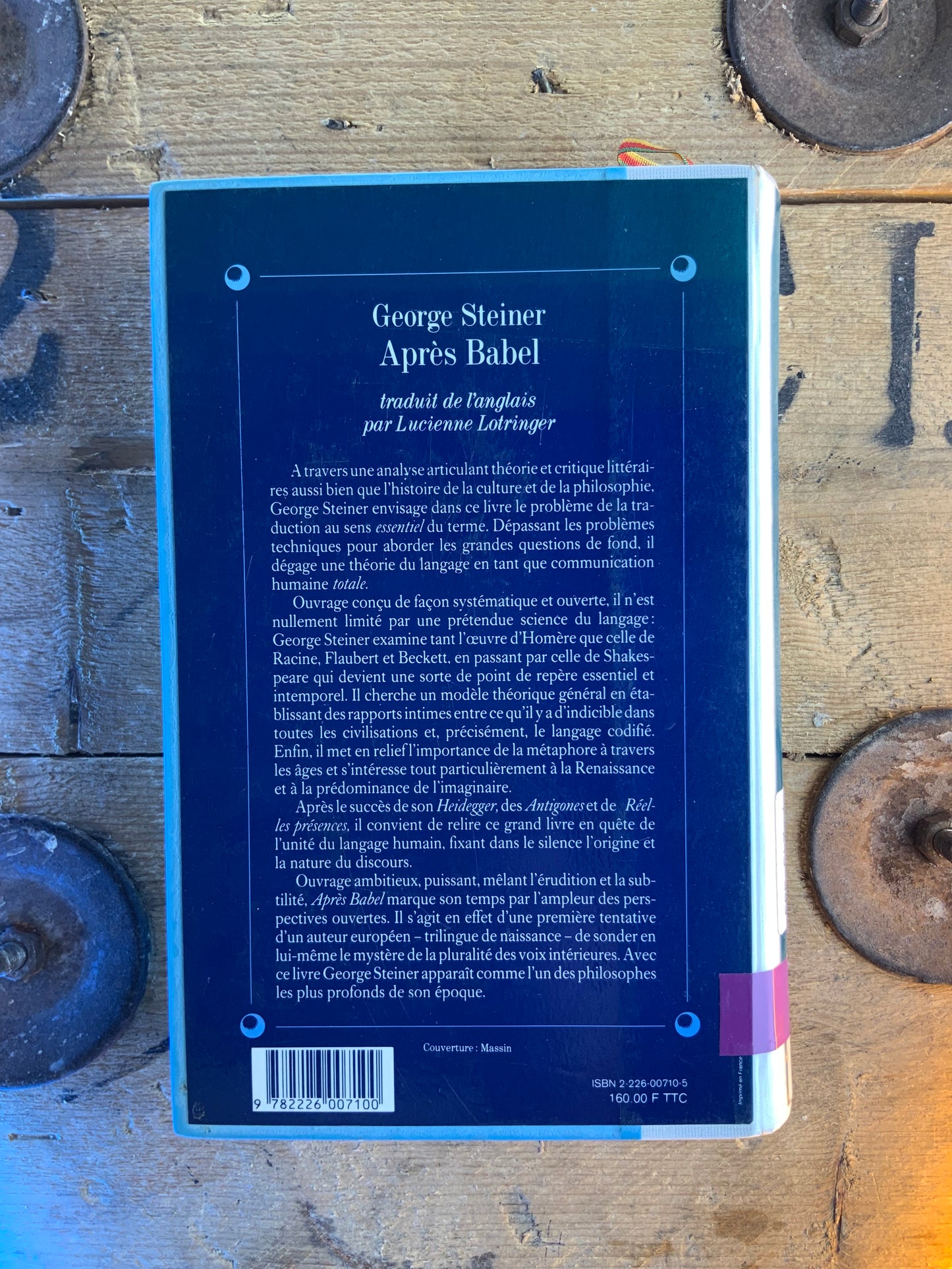 Après Babel - George Steiner