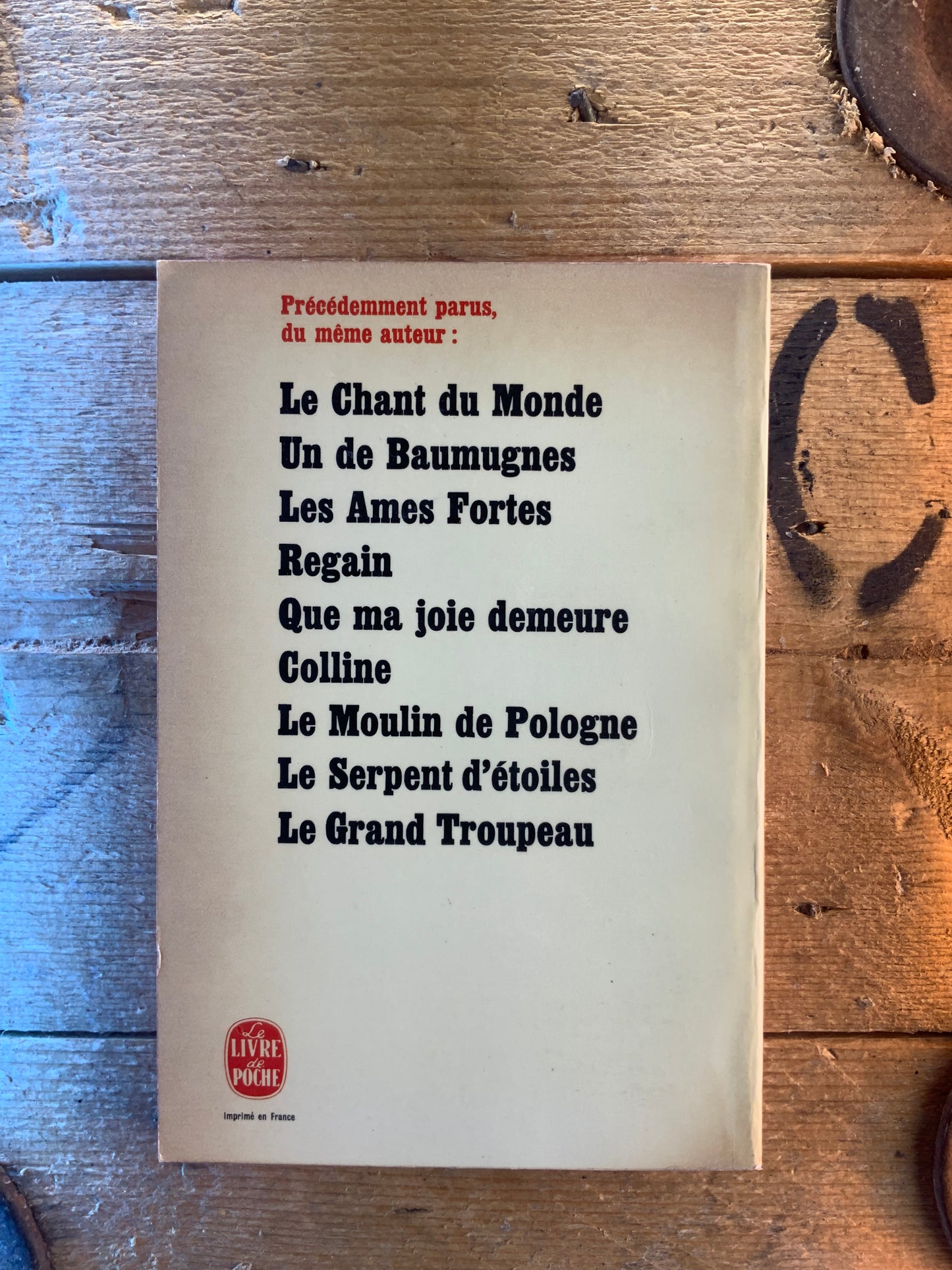 Les grands chemins - Jean Giono