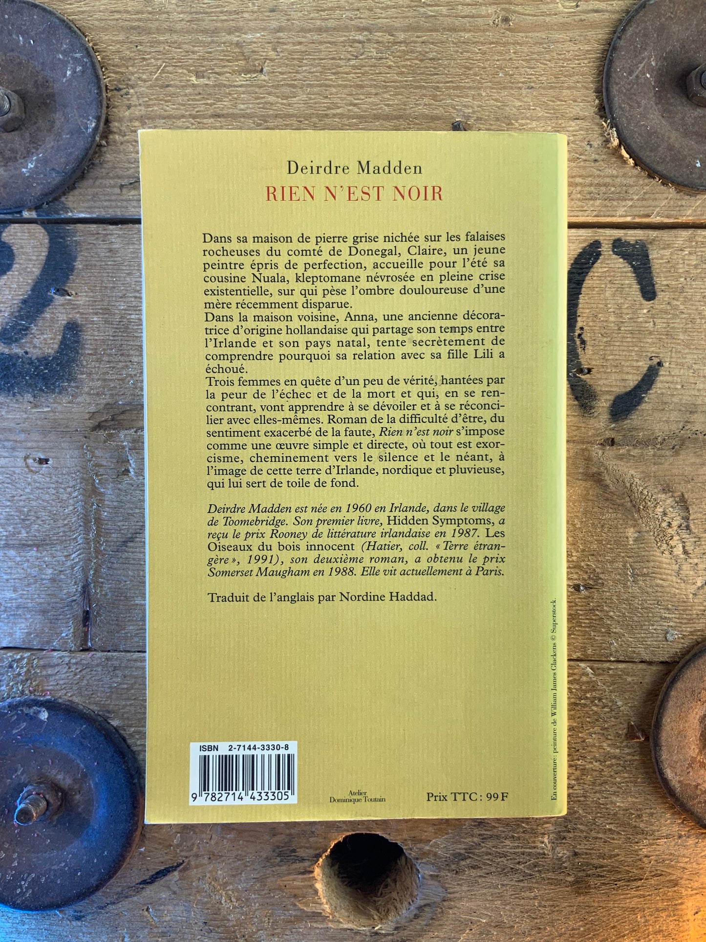 Rien n’est noir - Deirdre Madden
