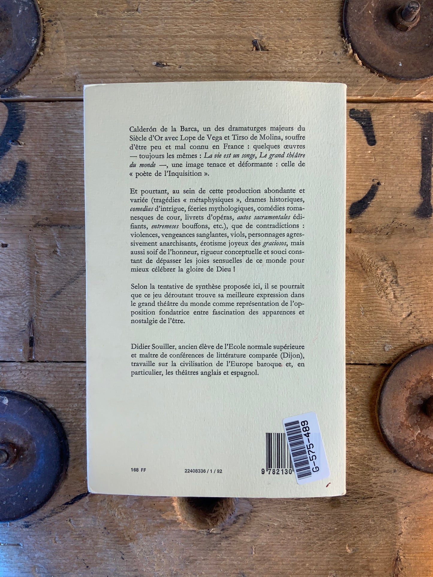 Caldéron et le grand théâtre du monde - Didier Souiller