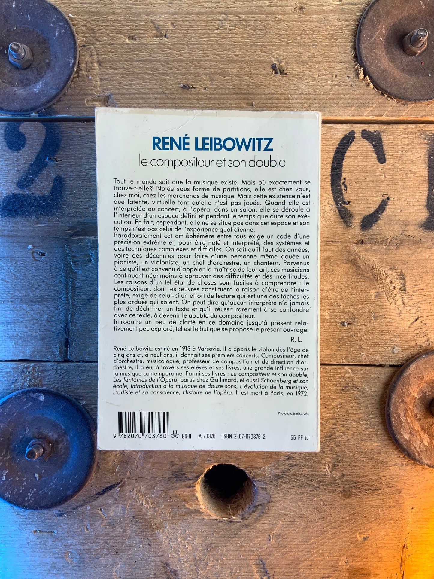 Le compositeur et son double - René Leibowitz