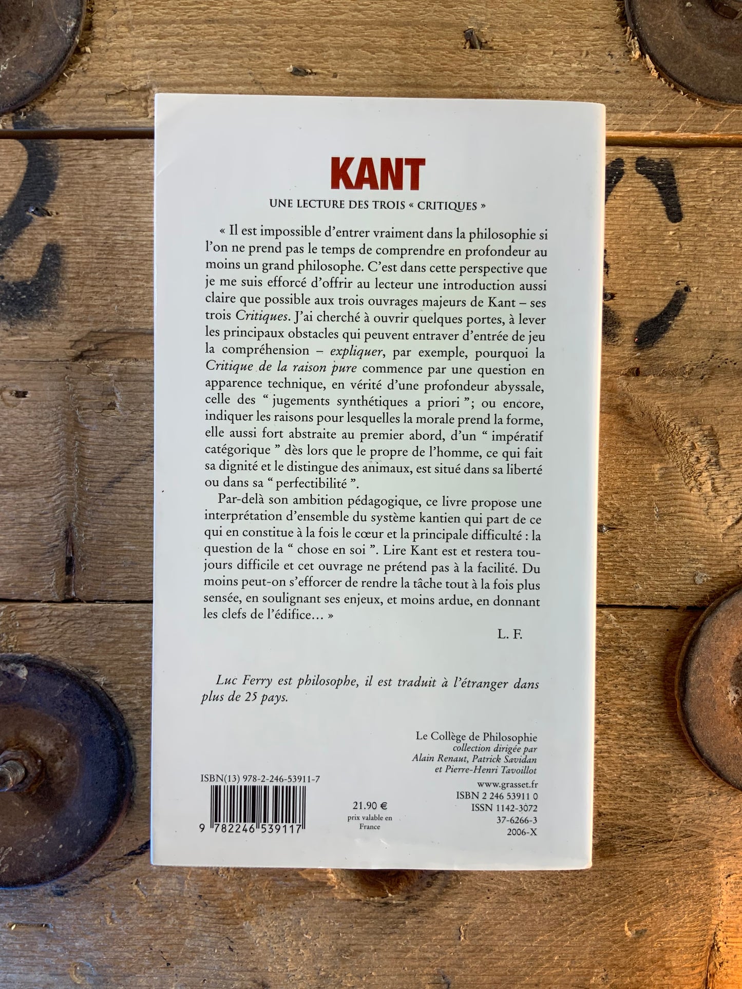 Kant : une lecture des trois « critiques » - Luc Ferry
