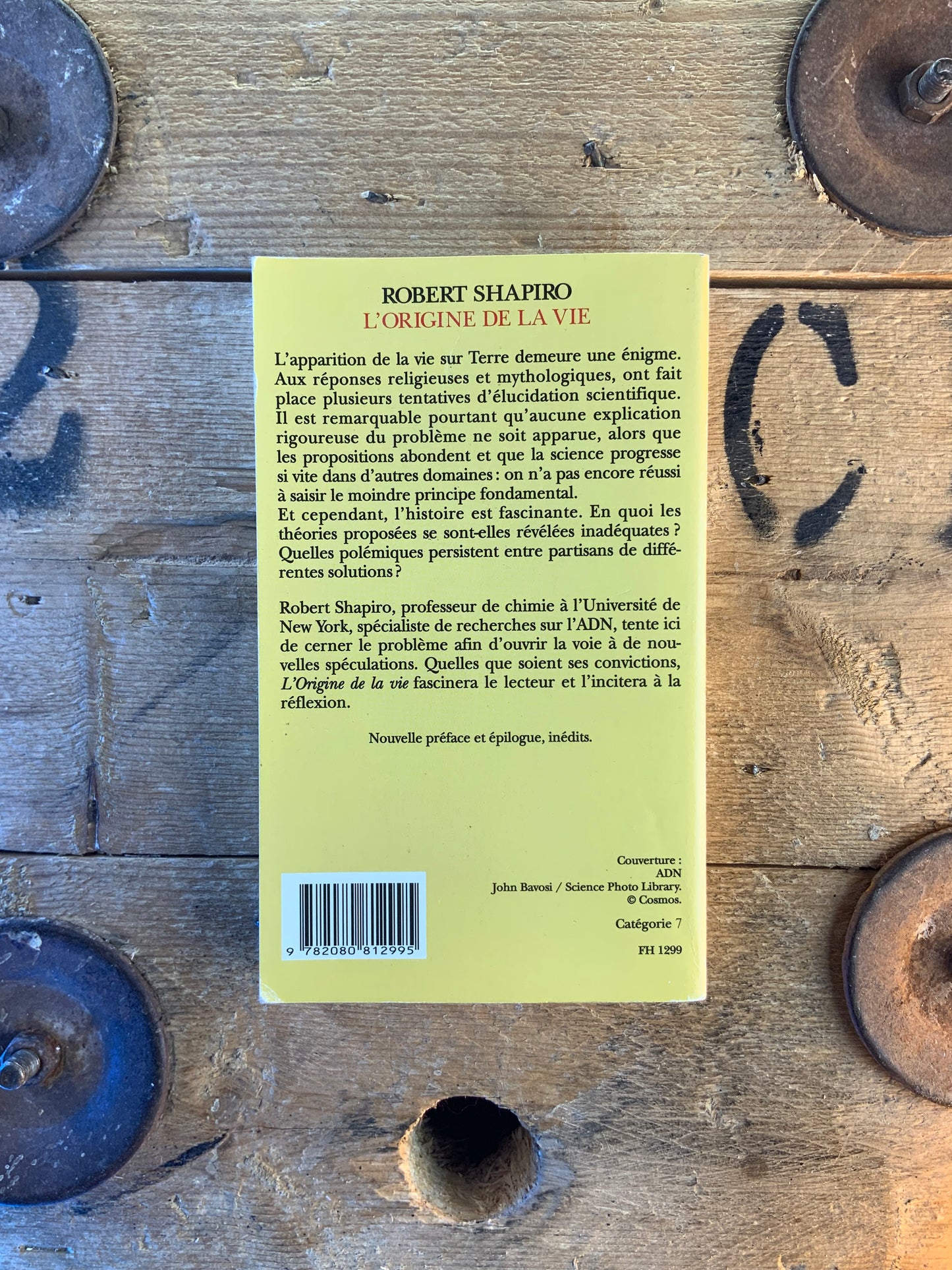 L’origine de la vie - Robert Shapiro