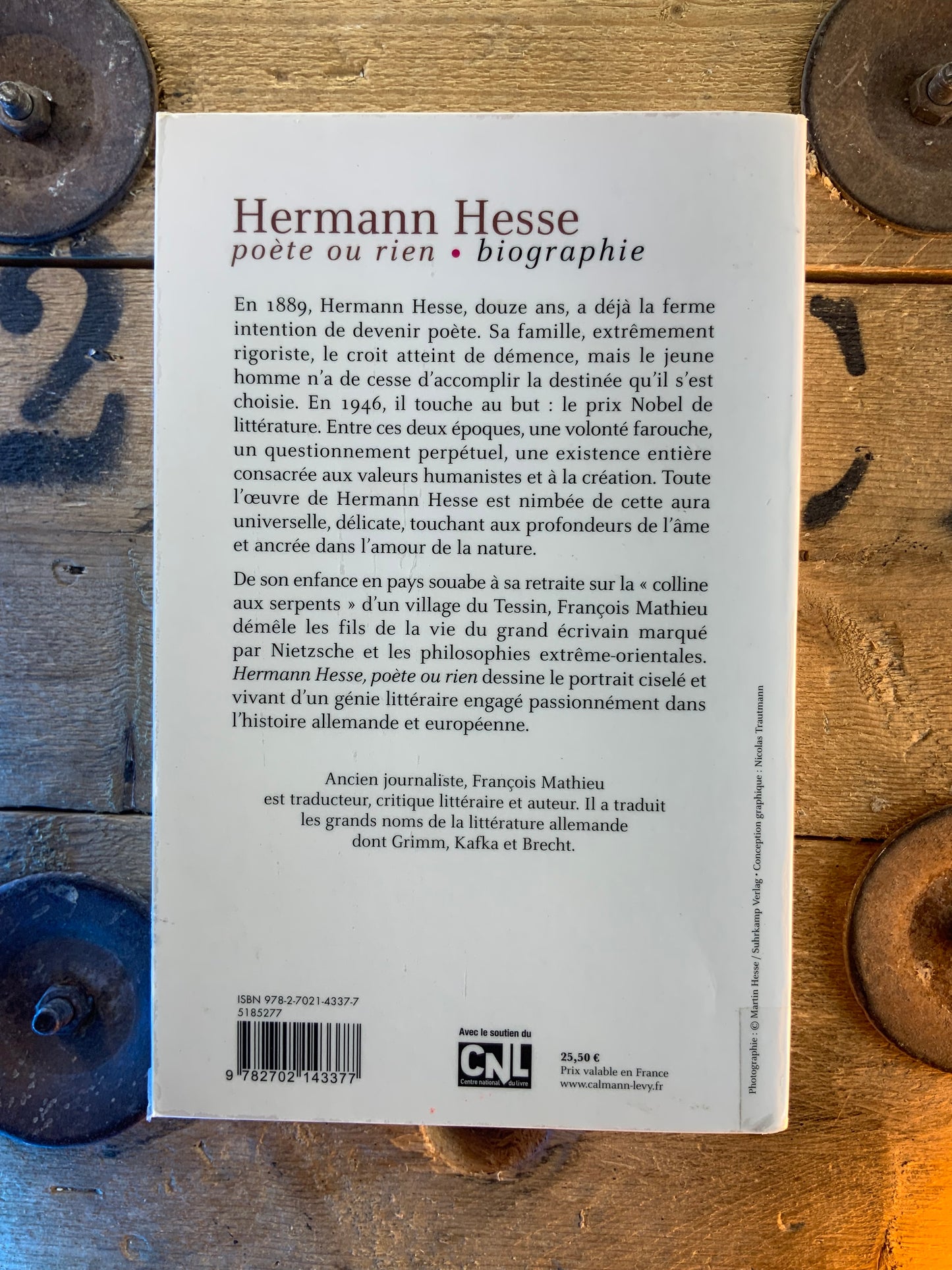 Hermann Hesse : poète ou rien - François Mathieu
