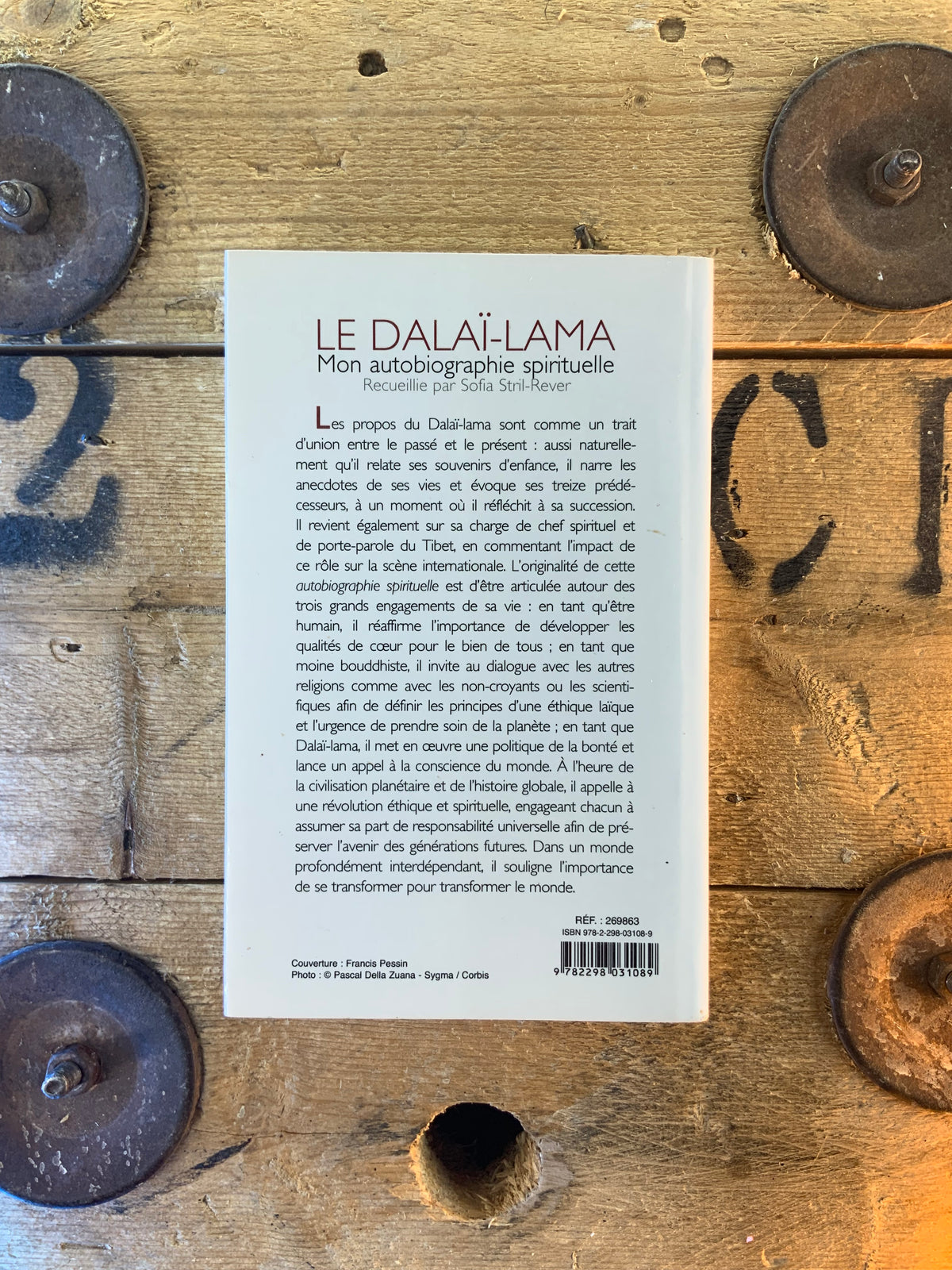 Le Dalaï-Lama : mon autobiographie spirituelle