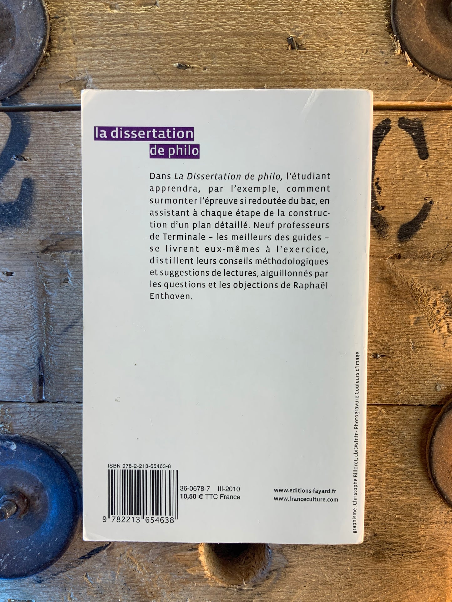 La dissertation de philo - Raphaël Enthoven