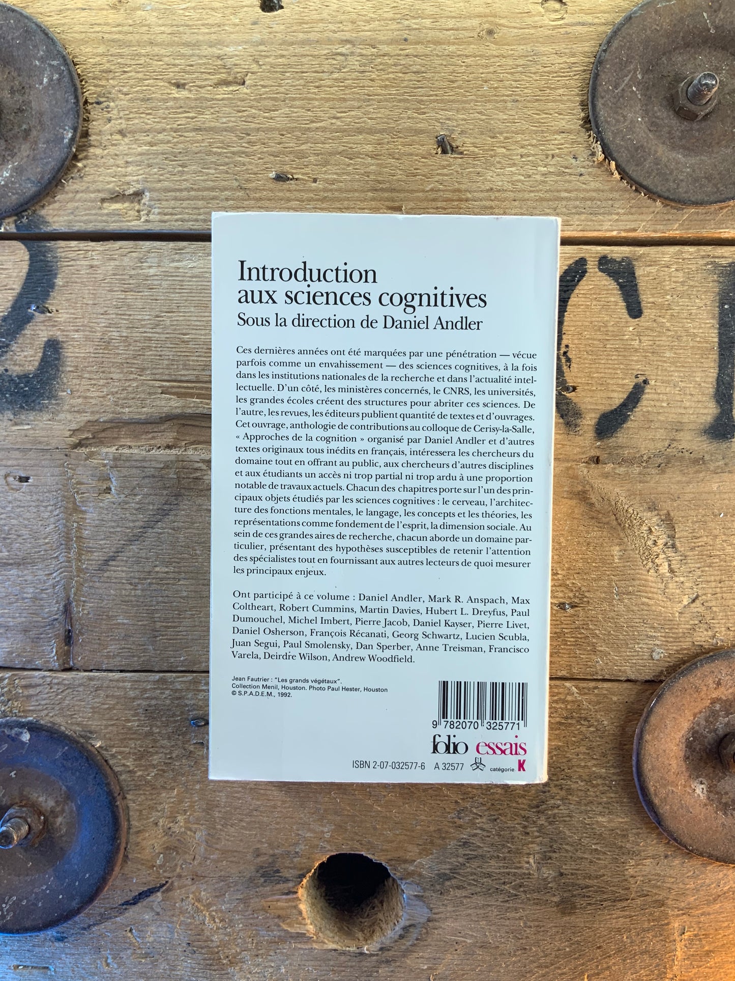 Introduction aux sciences cognitives