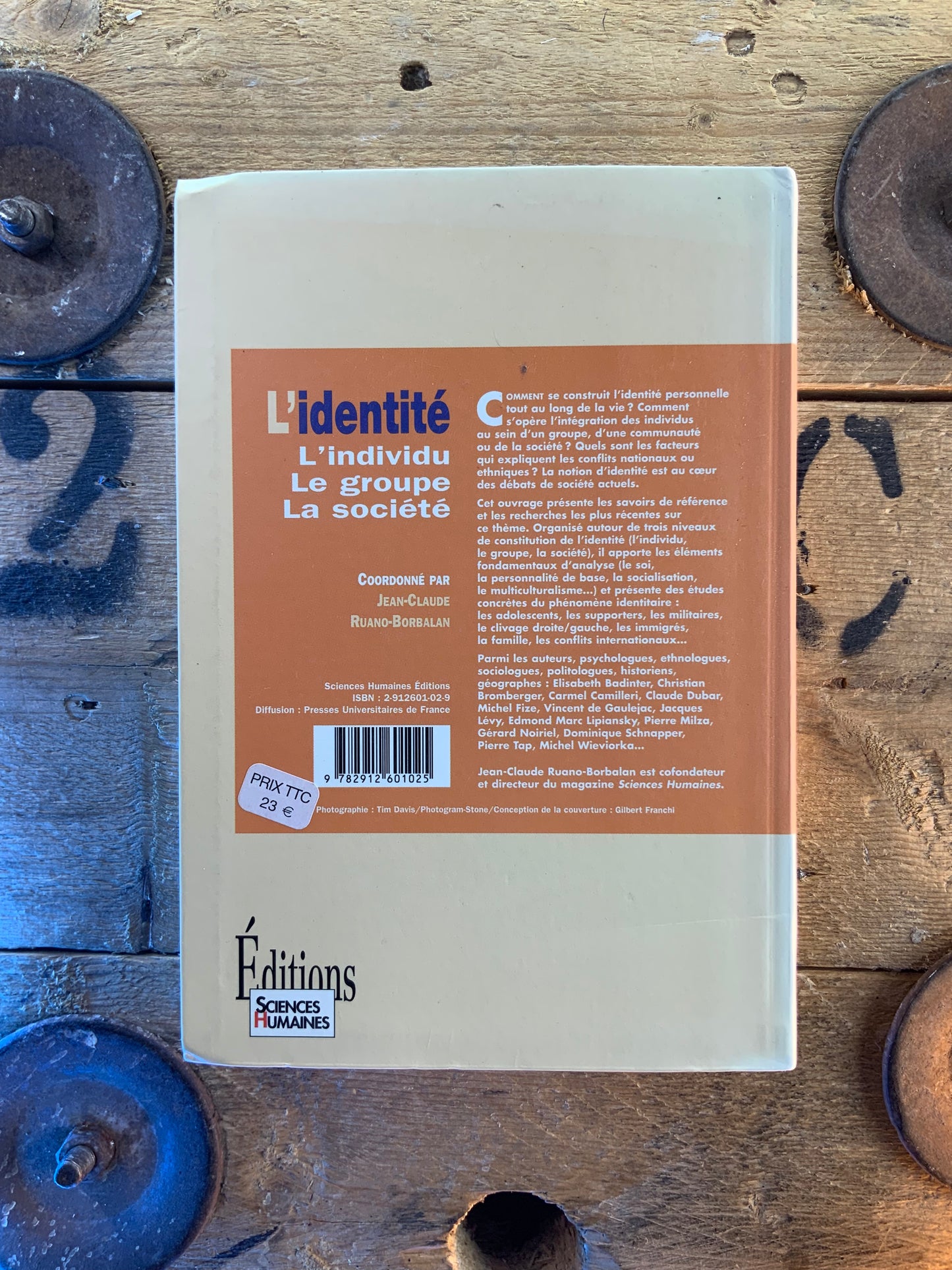L’identité : l’individu, le groupe, la société - Jean-Claude Ruano-Borbalon