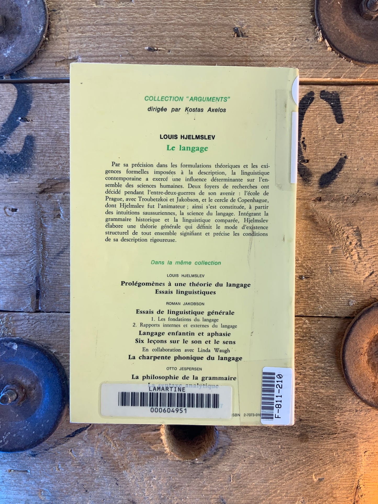 Le langage - Louis Hjelmeslev