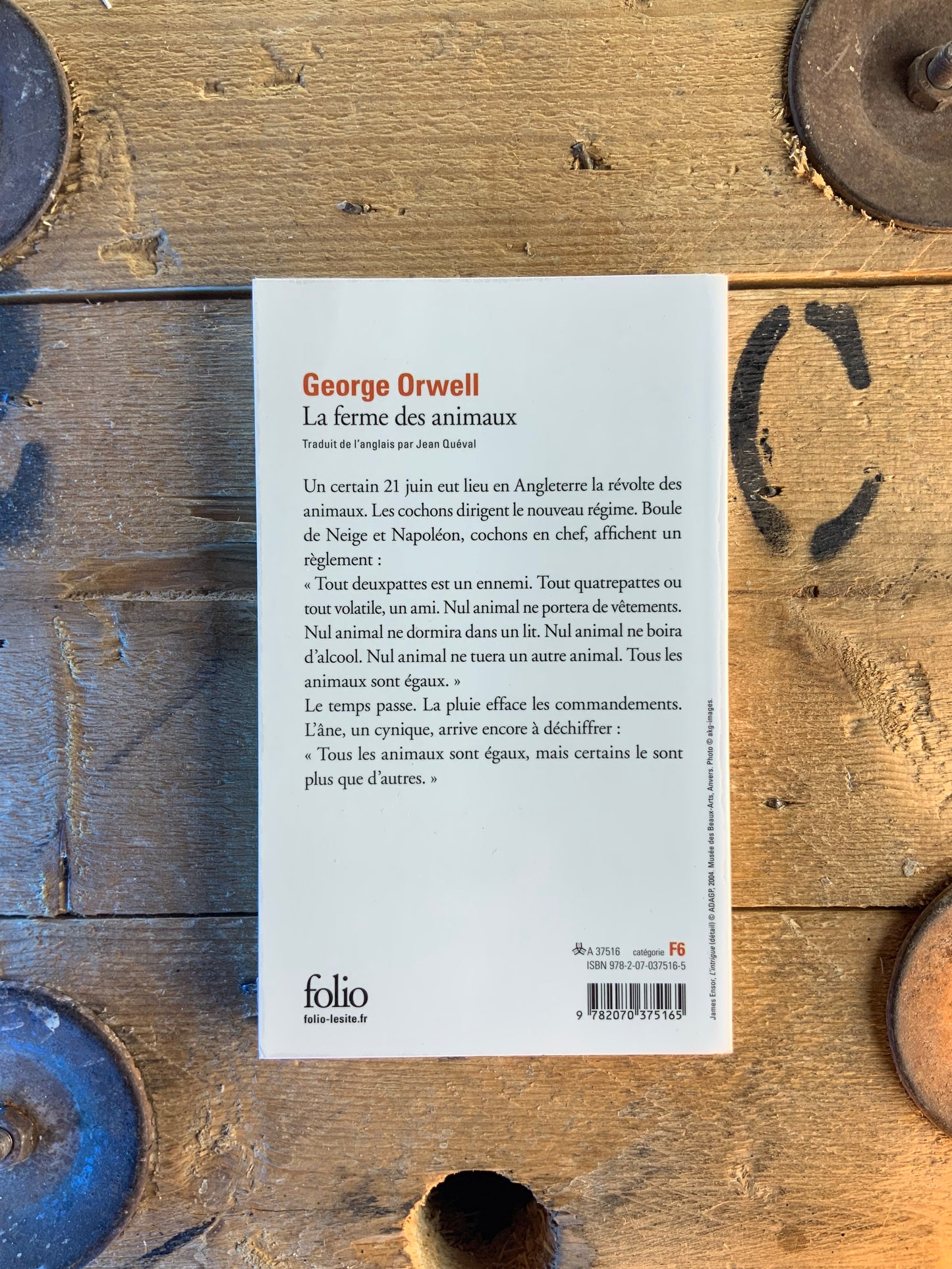 La ferme des animaux - George Orwell