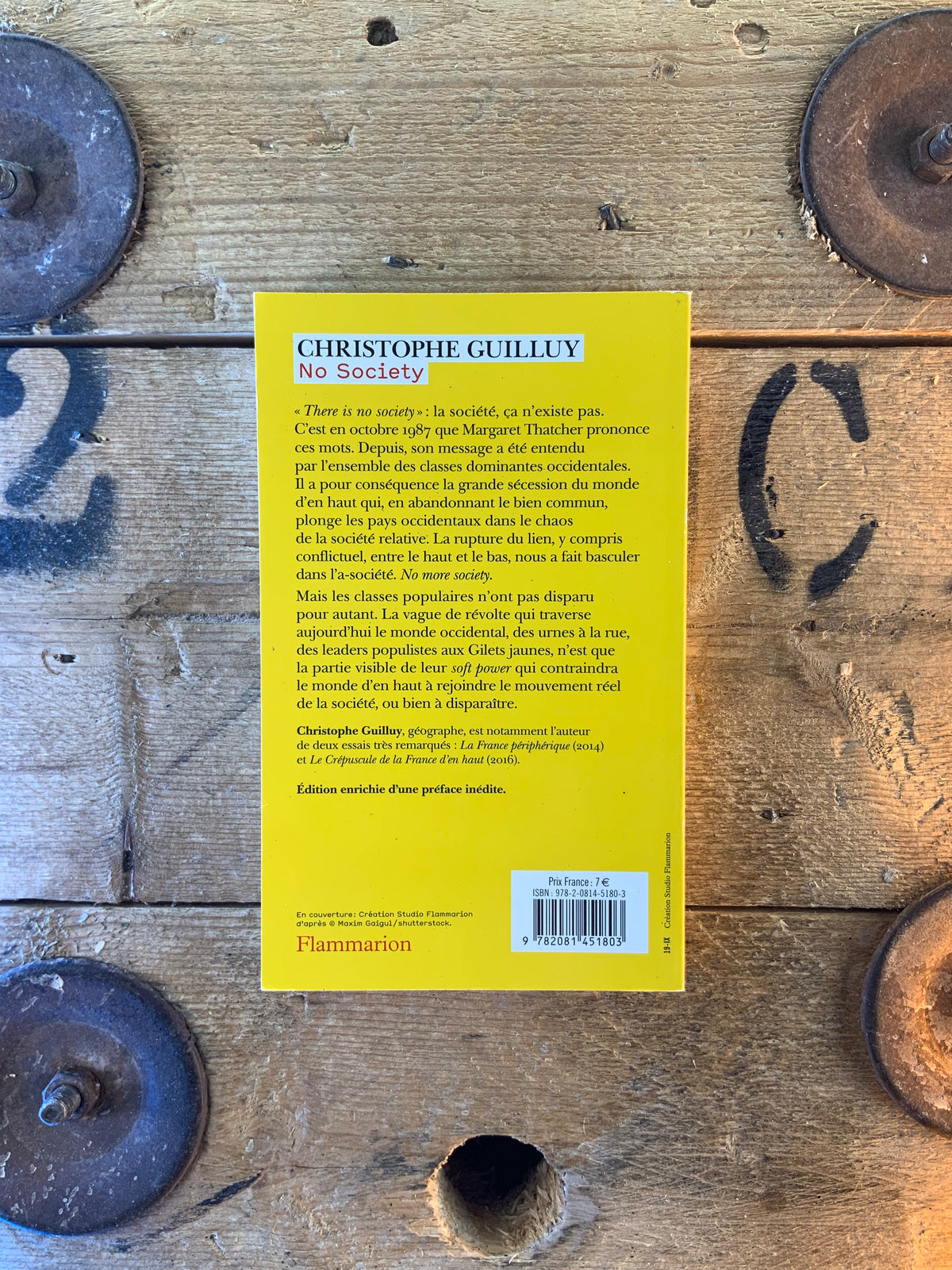 No society : la fin de la classe sociale occidentale - Christophe Guilluy