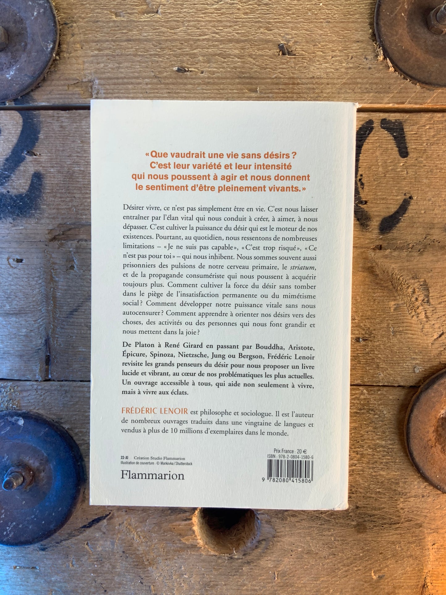 Le désir : une philosophie - Frédéric Lenoir