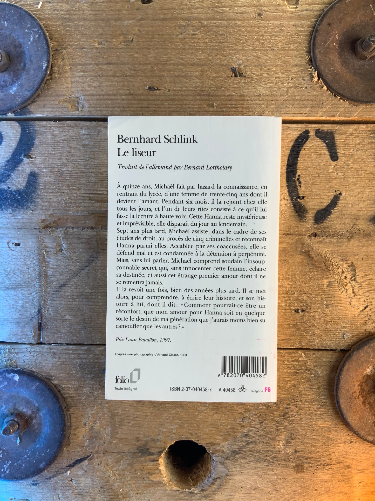Le liseur - Bernhard Schlink