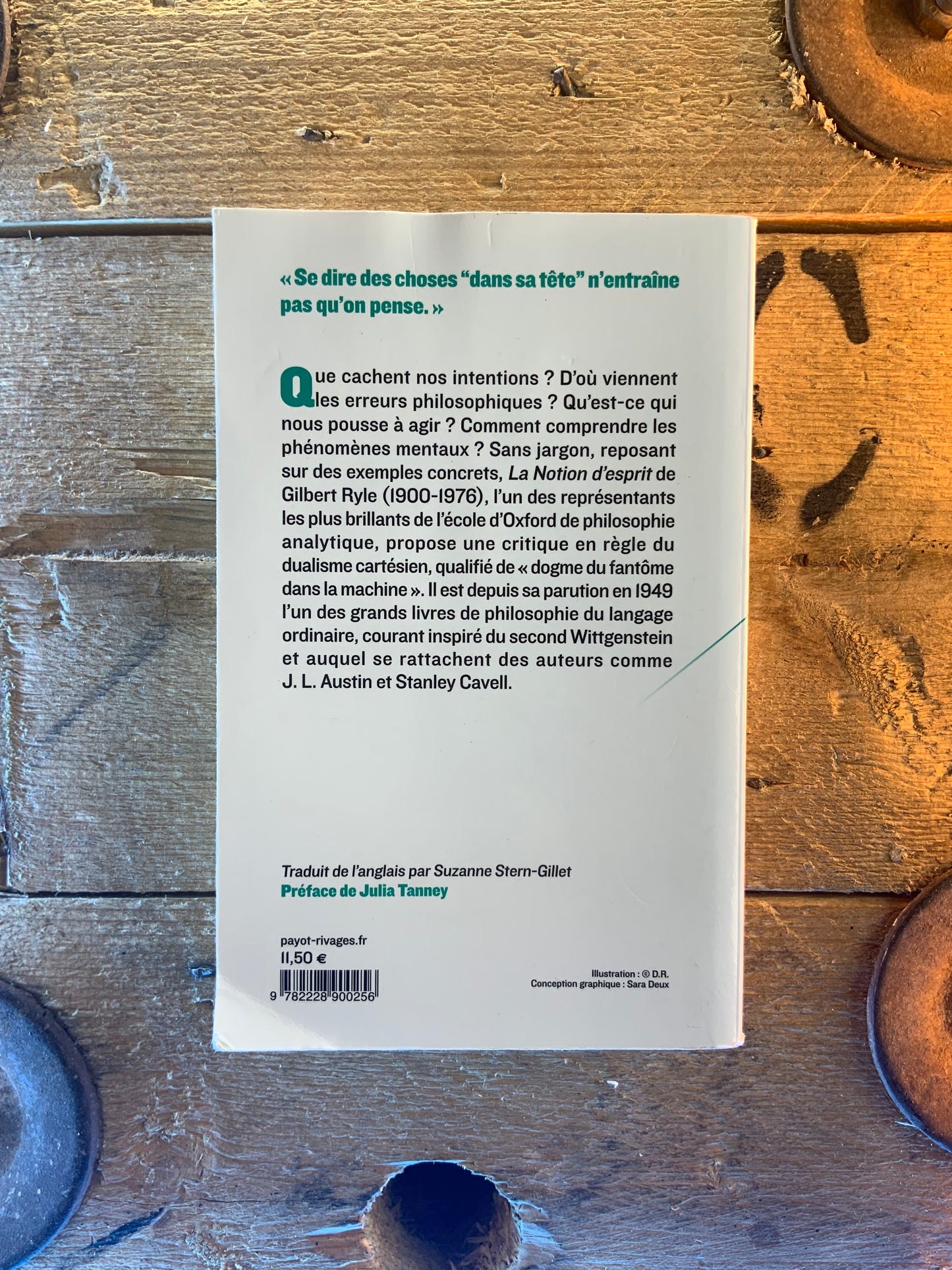 La notion d’esprit - Gilbert Ryle