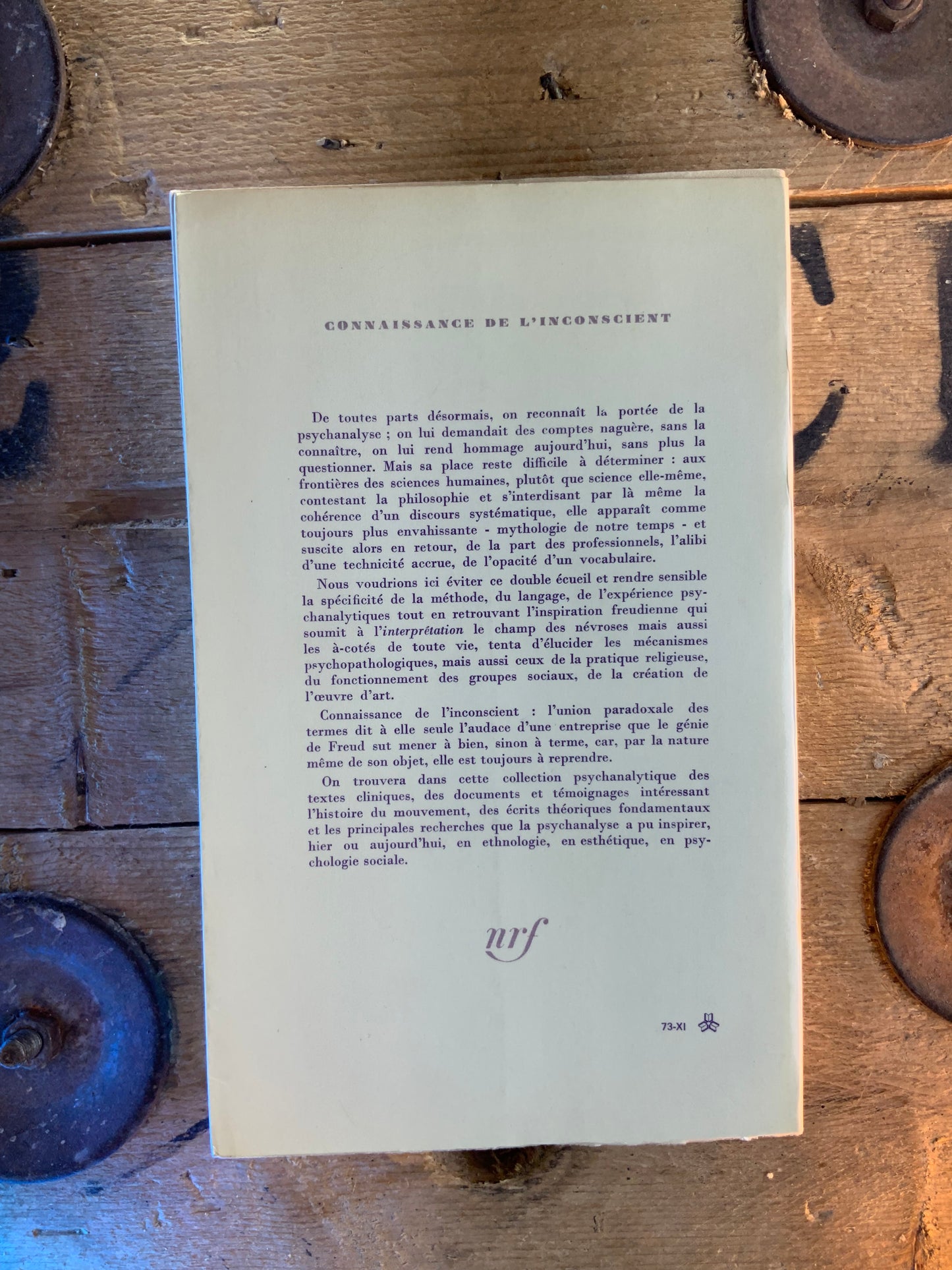 Le livre du Ça - Georg Groddeck