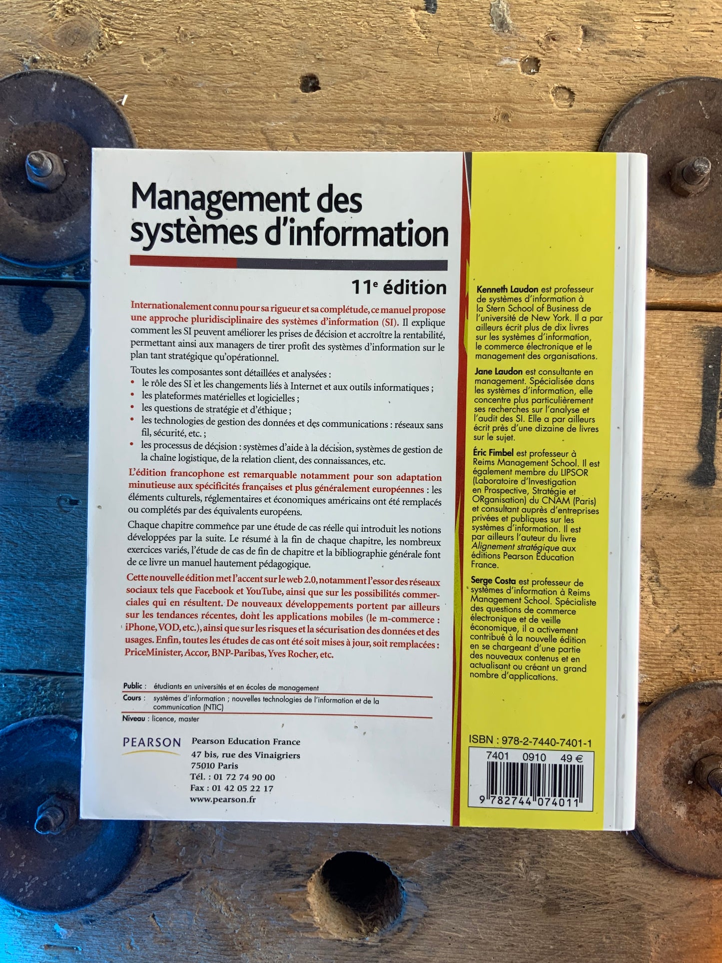 Management des systèmes d’information - Kenneth Laudon et Jane Laudon