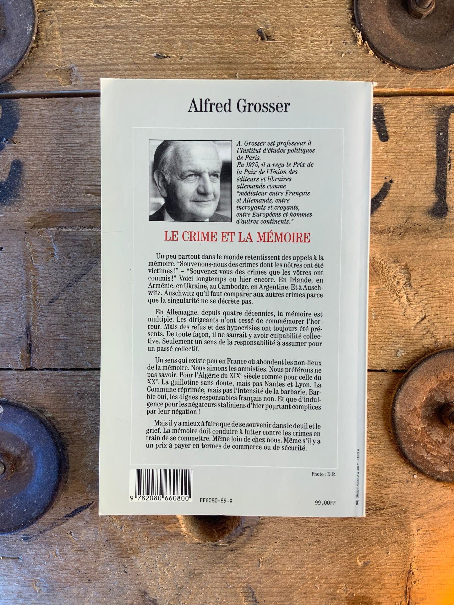 Le crime et la mémoire - Alfred Grosser