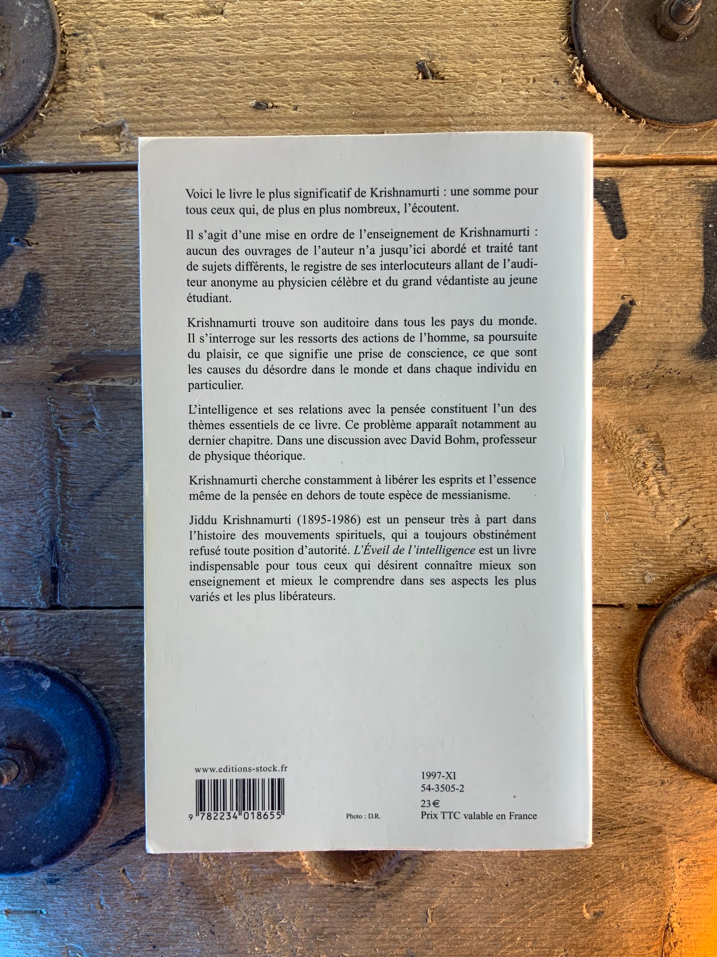 L’éveil de l’intelligence - Krishnamurti