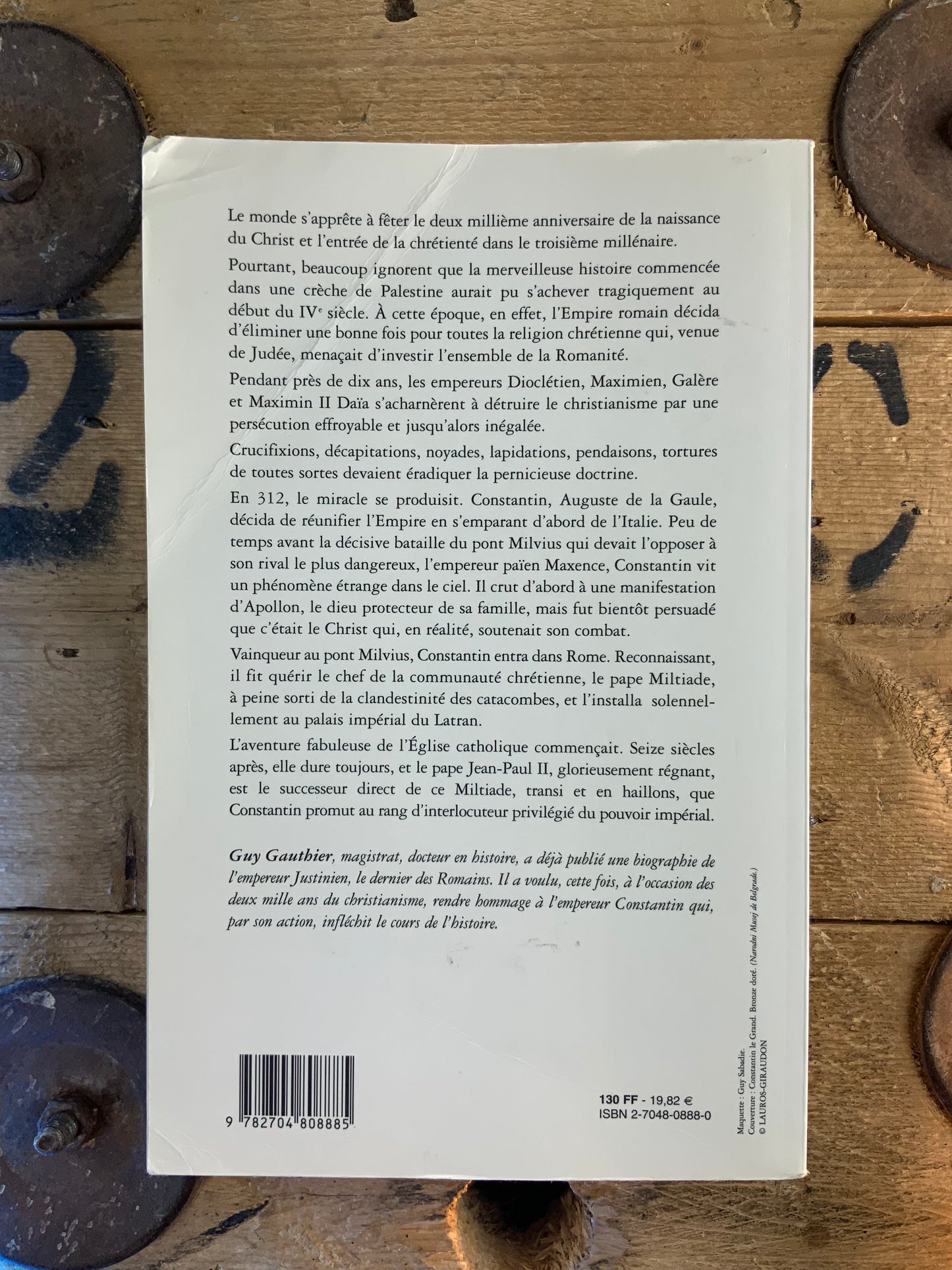 Constatin : le triomphe de la croix - Guy Gauthier