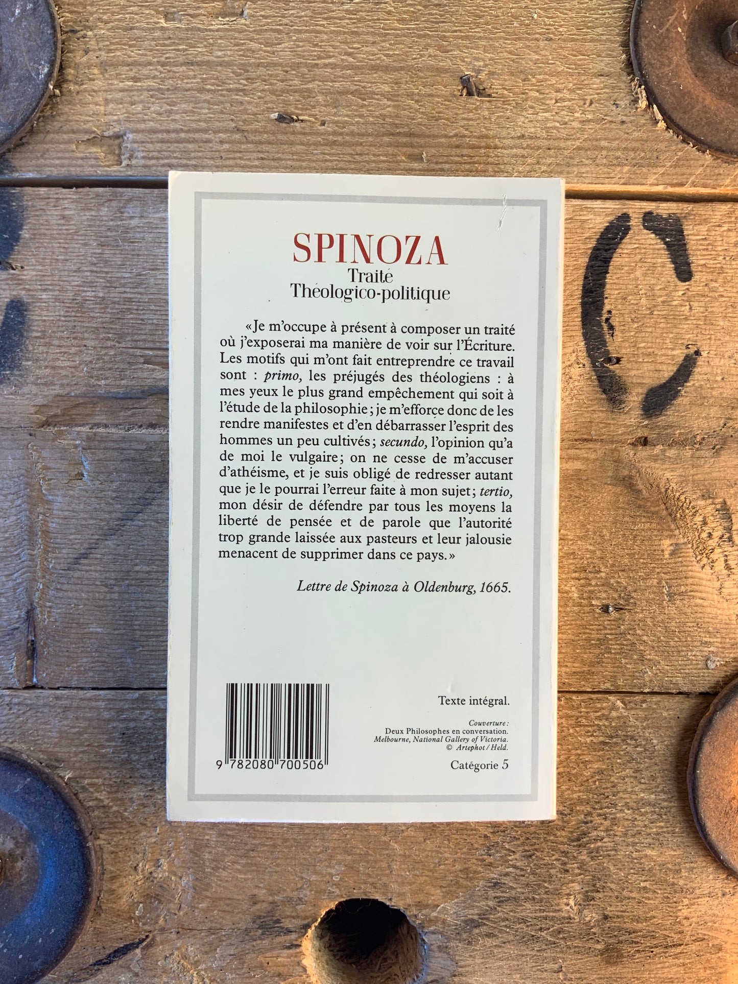Traité Théologico-Politique - Spinoza