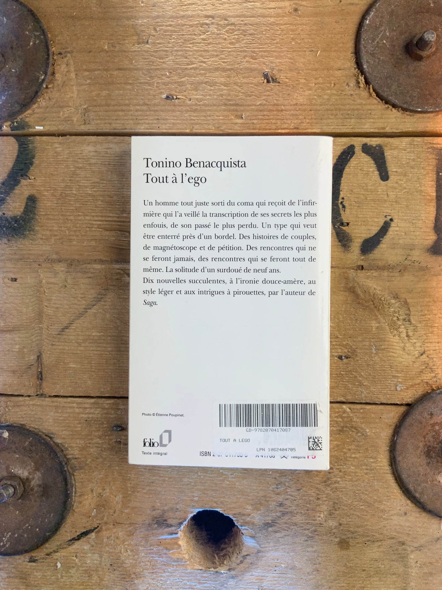 Tout à l’égo - Tonino Benacquista