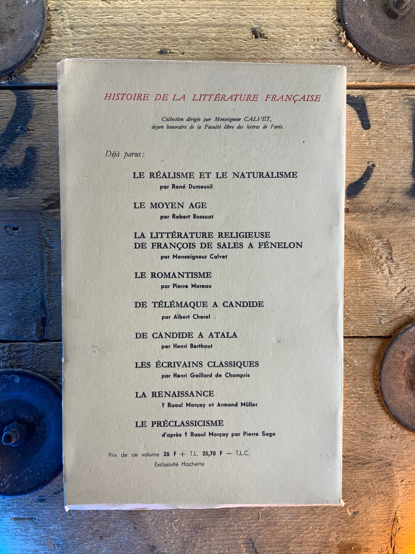 Les lettres contemporaines - Louis Chaigne