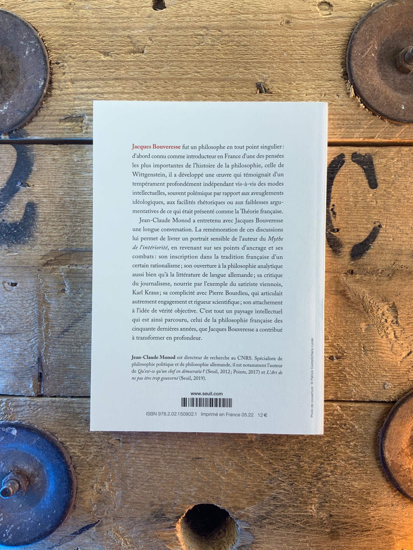 La raison et la colère : un hommage philosophico-politique à Jacques Bouveresse - Jean-Claude Monod