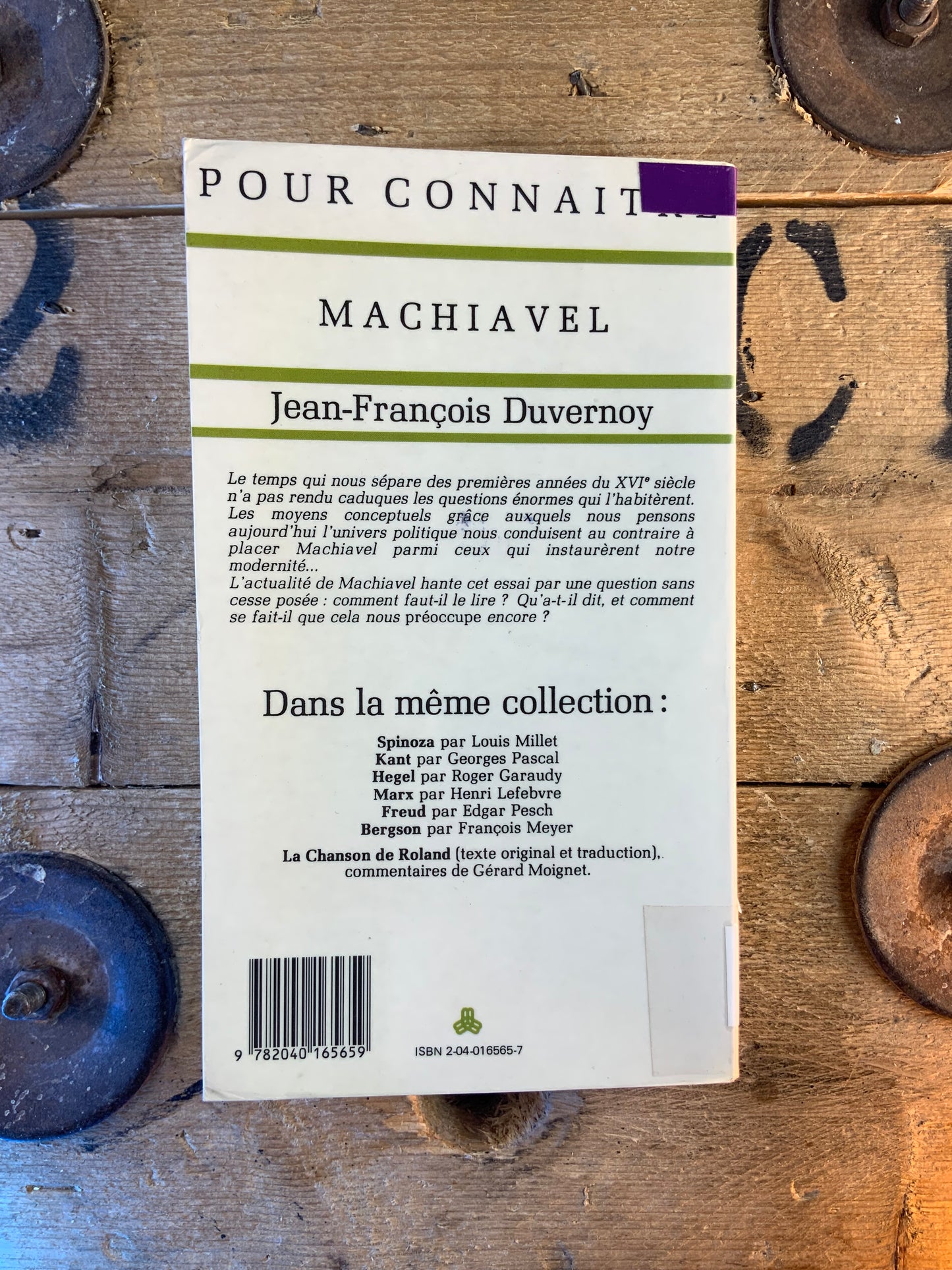 Pour connaître Machiavel - Jean-François Duvernoy