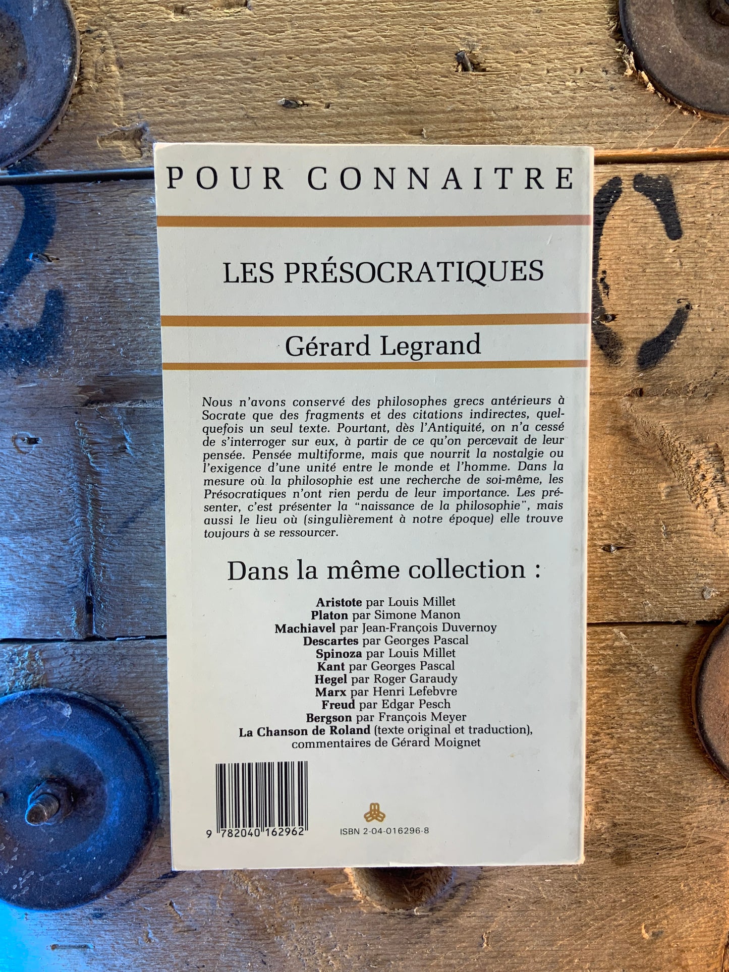 Pour connaître les présocratiques - Gérard Legrand