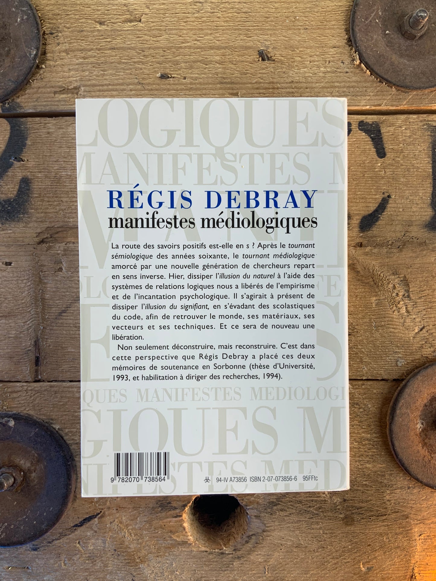 Manifestes médiologiques - Régis Debray