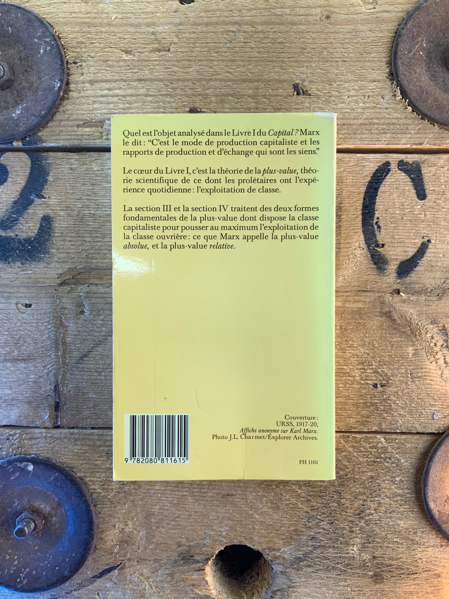 Le capital : livre I section I à IV - Karl Marx