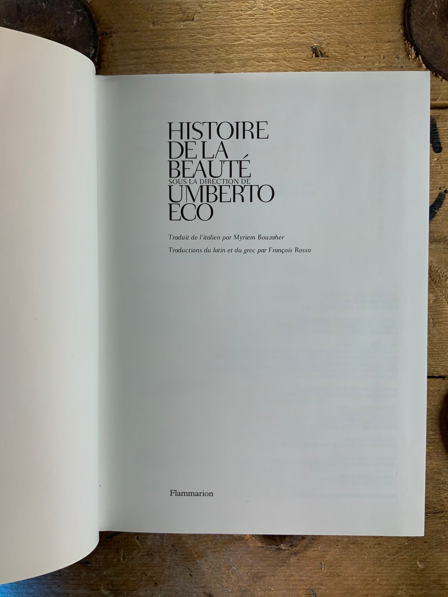 Histoire de la beauté - Umberto Eco