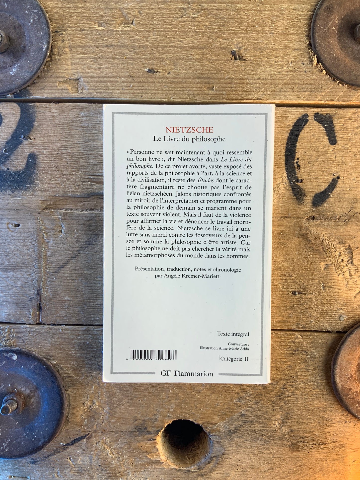 Le livre du philosophe - Friedrich Nietzsche