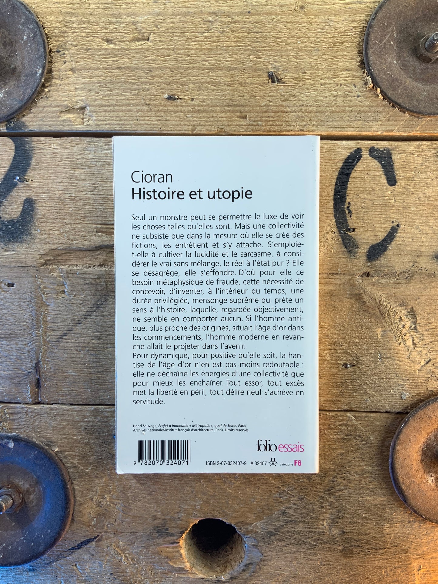 Histoire et utopie - Cioran