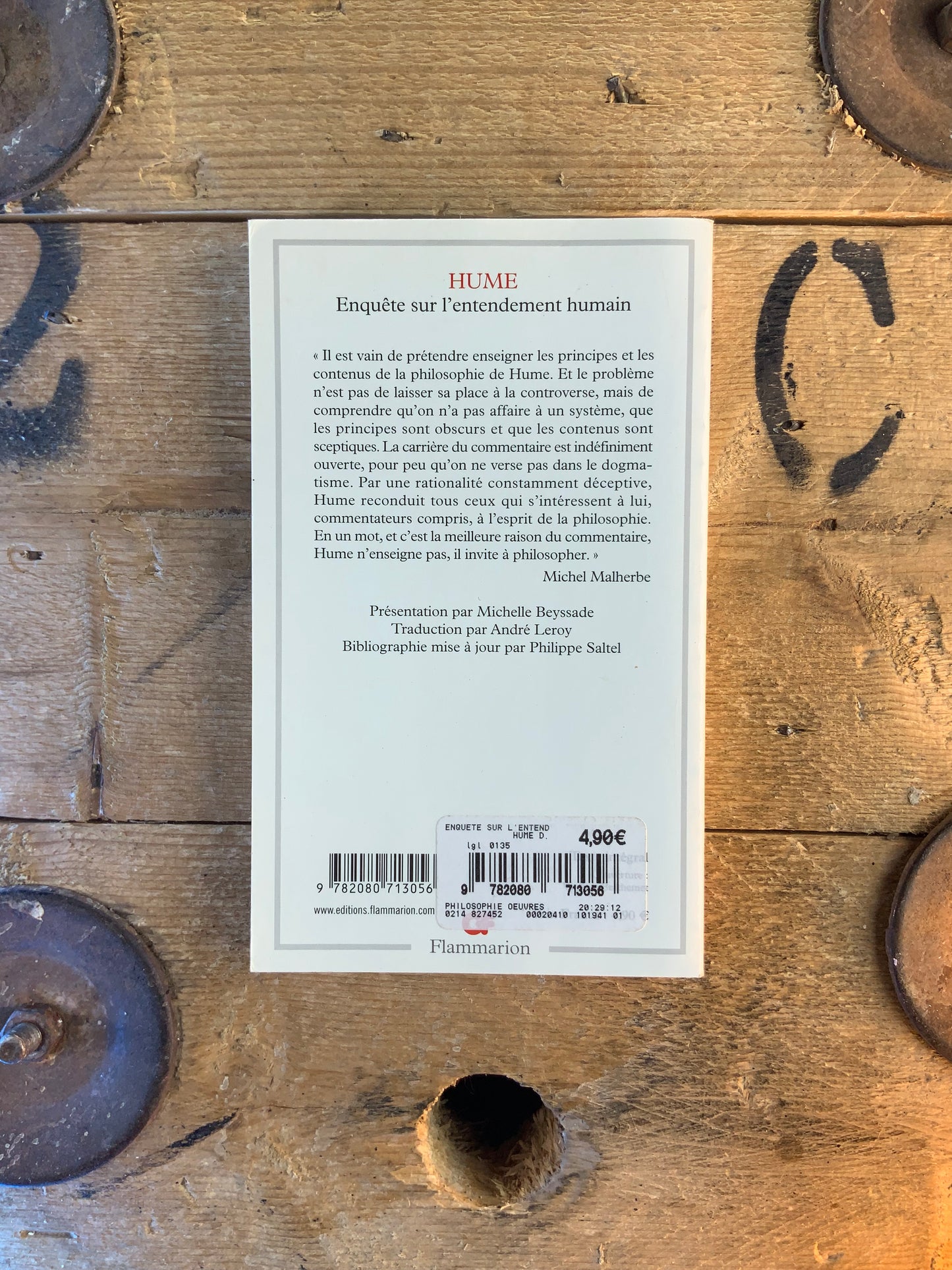 Enquête sur l’entendement humain - David Hume