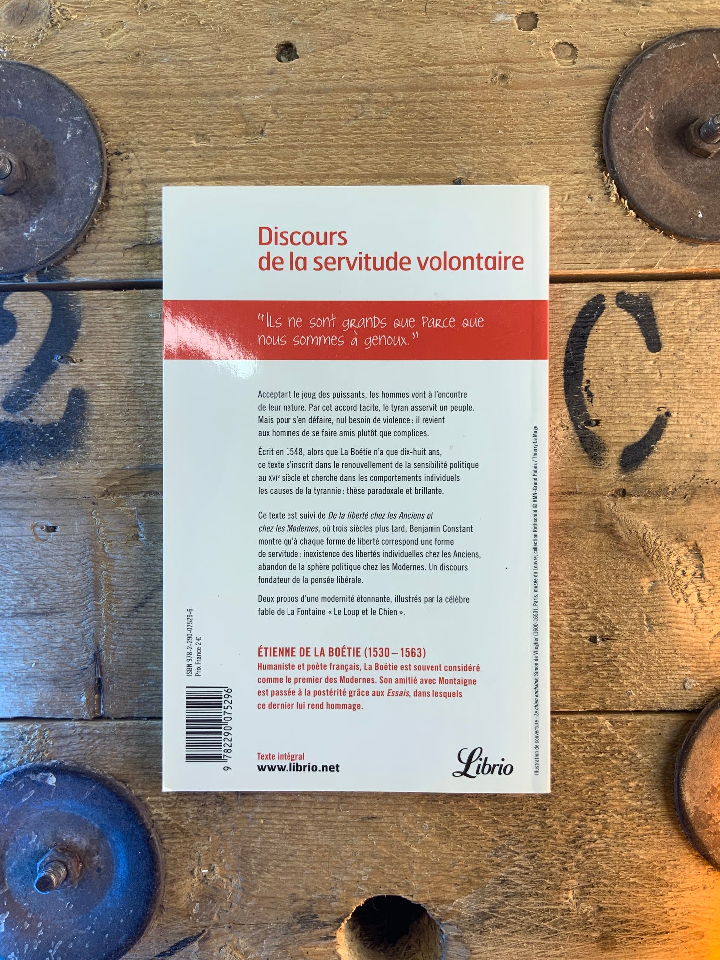 Discours de la servitude volontaire - Étienne de La Boétie